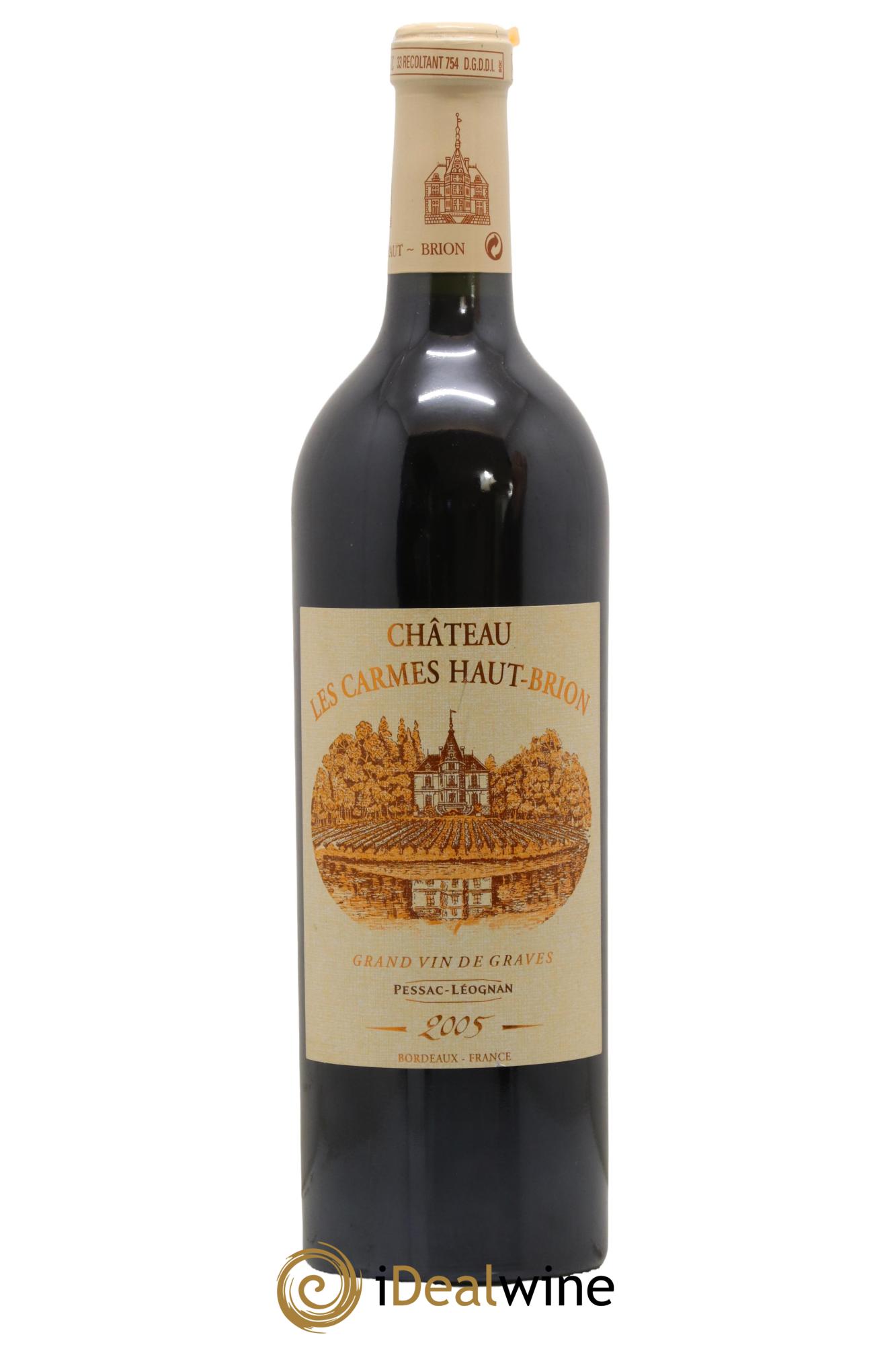 Château Les Carmes Haut-Brion 2005 - Lot de 1 bouteille - 0