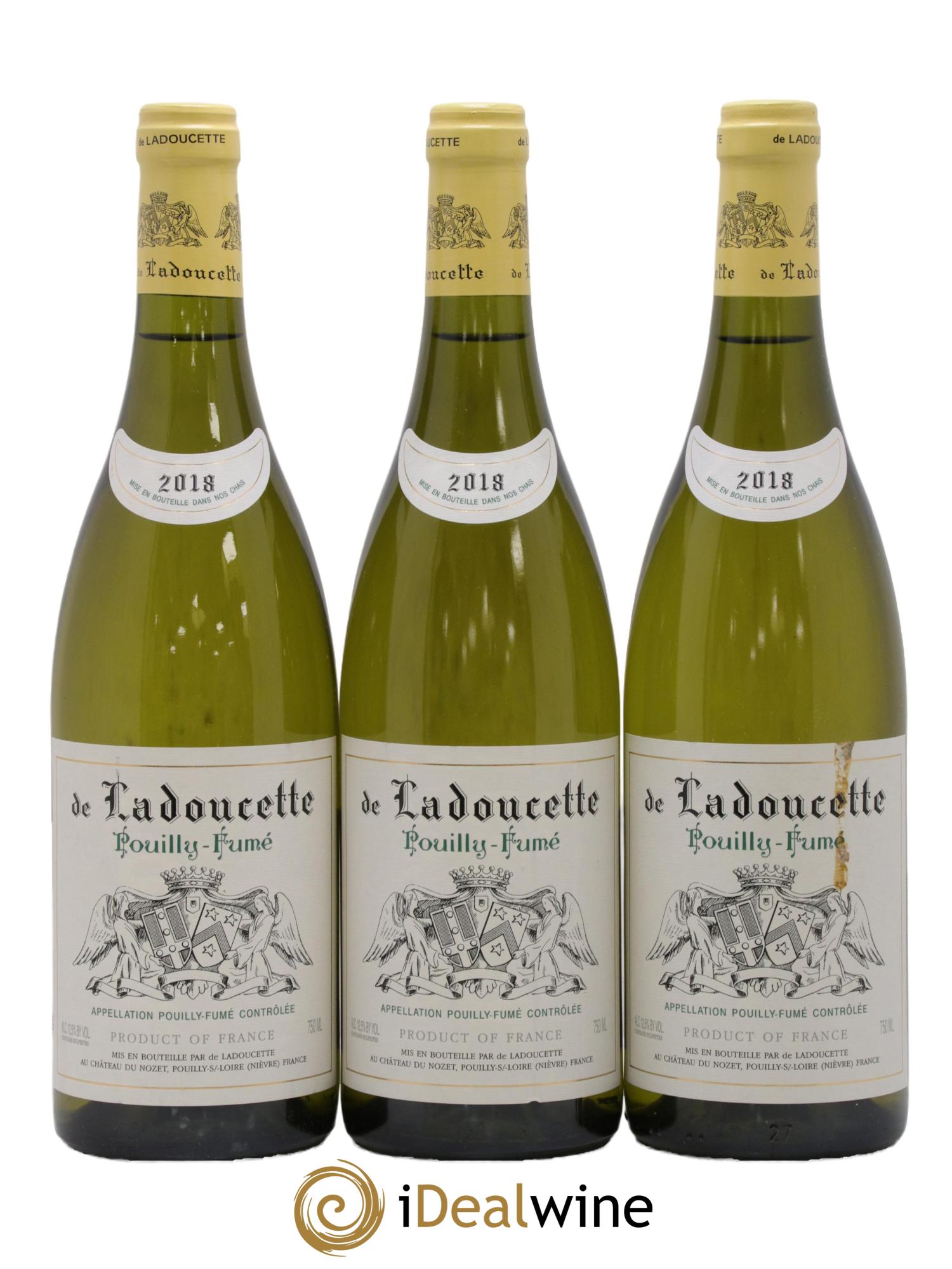 Pouilly-Fumé Patrick de Ladoucette 2018 - Lot de 3 bouteilles - 0