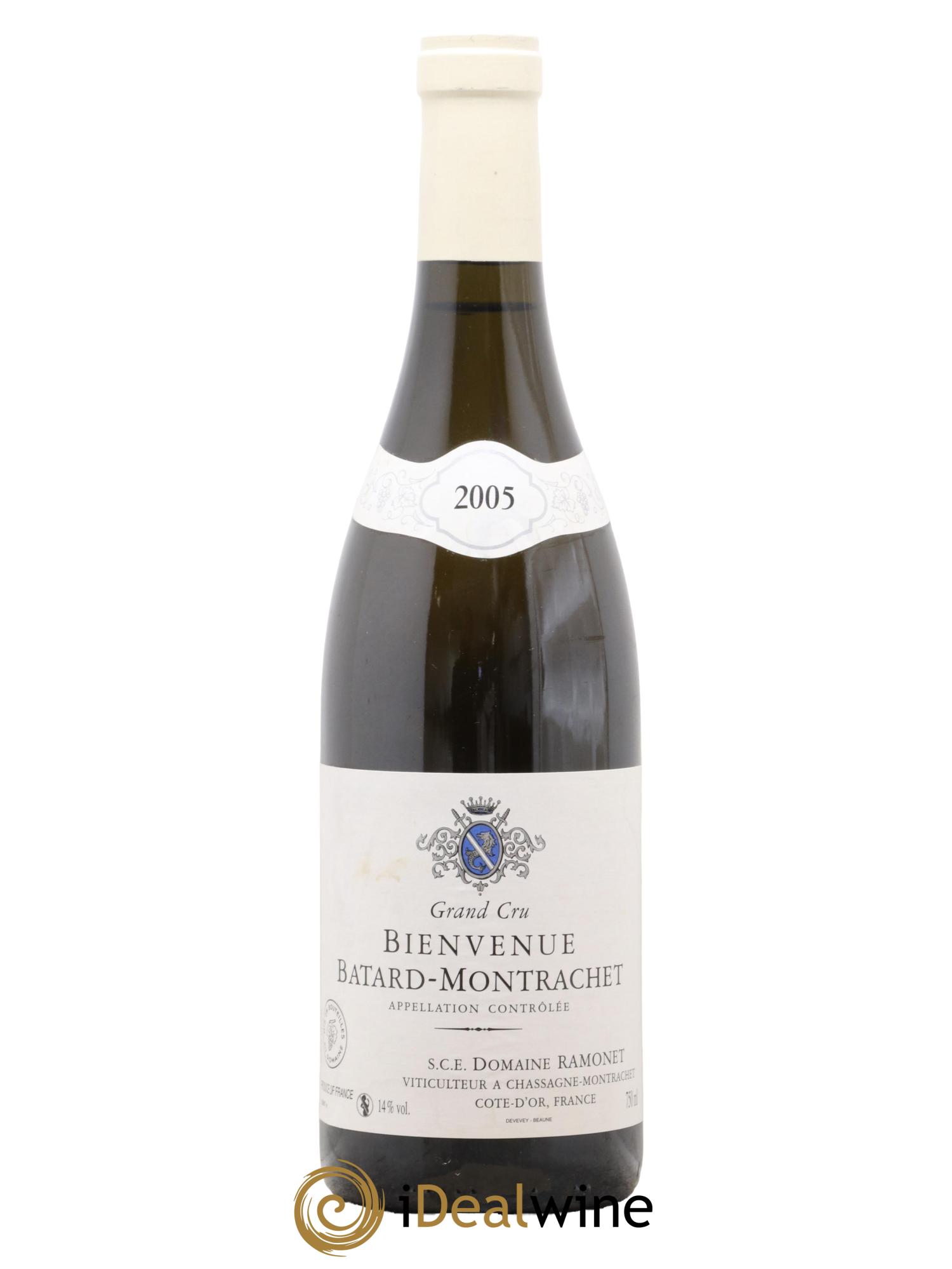 Bienvenues-Bâtard-Montrachet Grand Cru Ramonet (Domaine) 2005 - Lot de 1 bouteille - 0