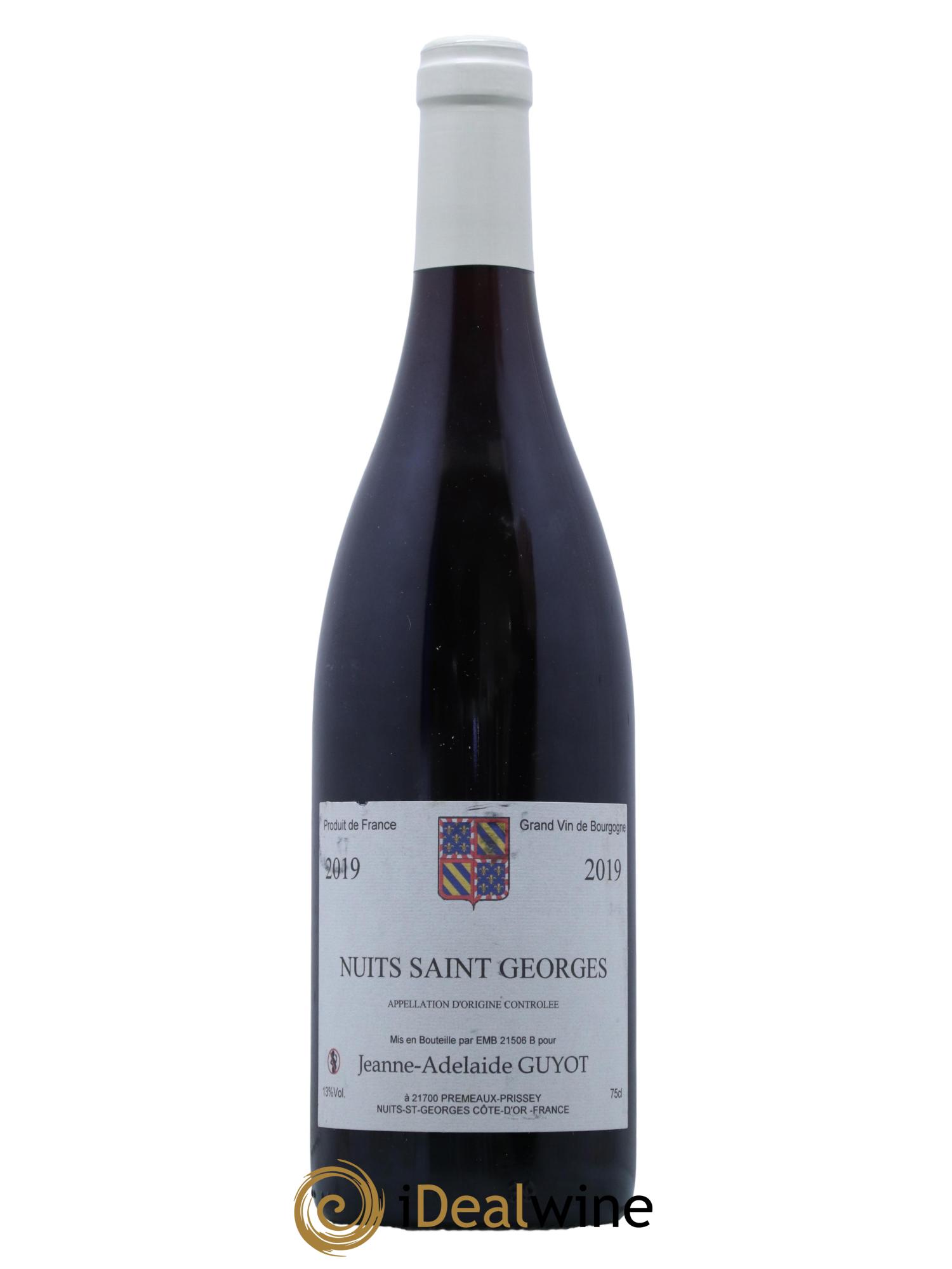 Nuits-Saint-Georges Jeanne Adelaide Guyot 2019 - Lot de 1 bouteille - 0