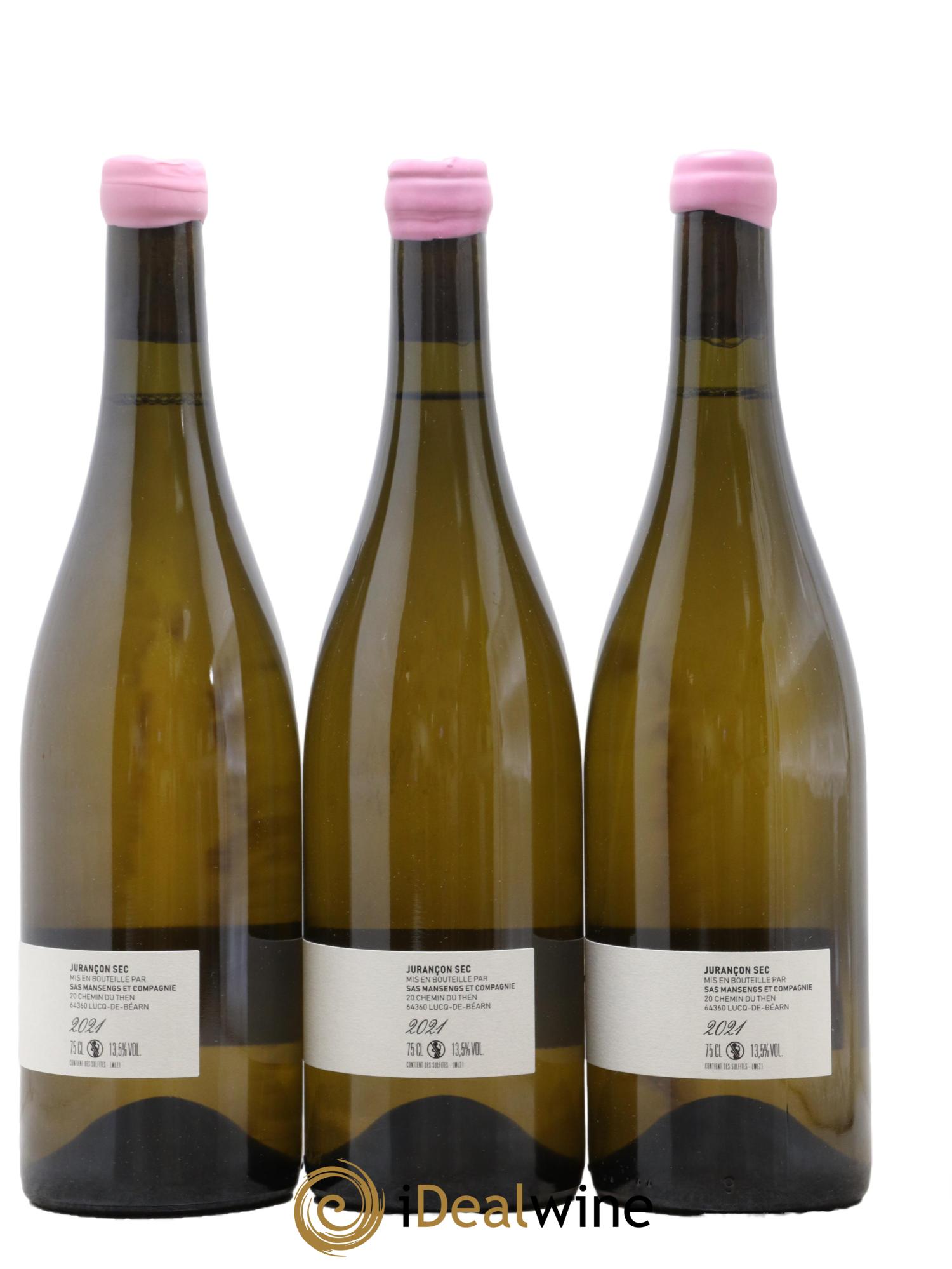 Jurançon Marcel Jean-Baptiste Semmartin 2021 - Lot de 3 bouteilles - 1