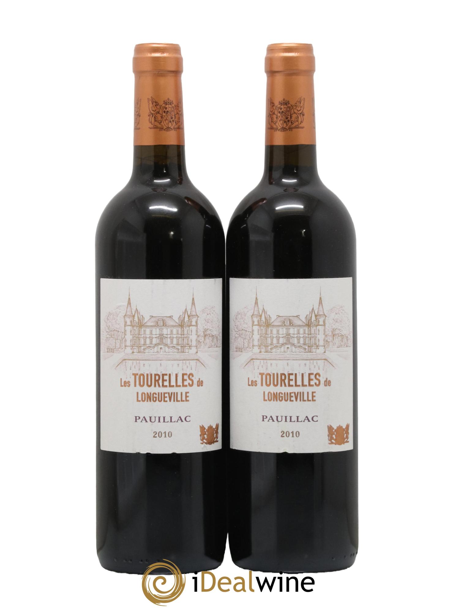 Les Tourelles de Longueville Second Vin 2010 - Lot de 2 bouteilles - 0
