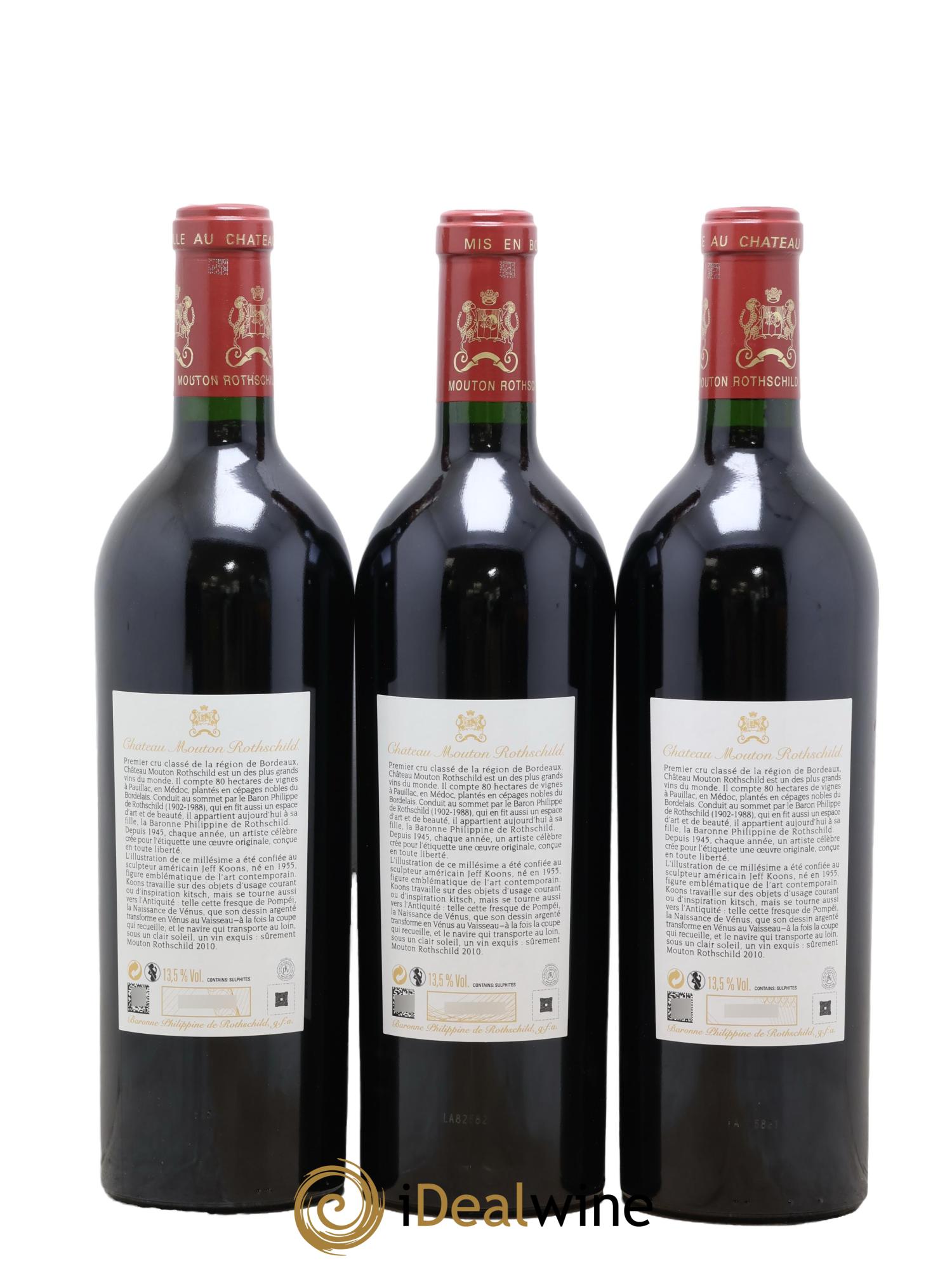 Château Mouton Rothschild 1er Grand Cru Classé 2010 - Lotto di 6 bottiglie - 4