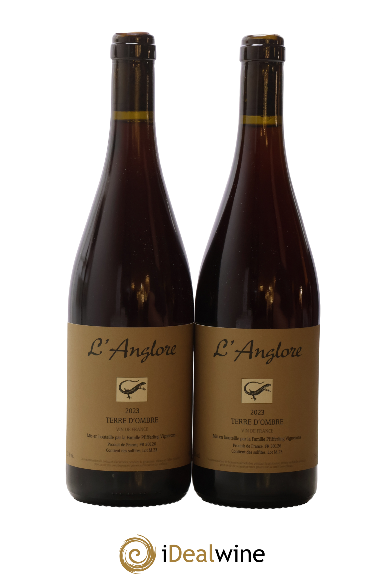 Vin de France Terre d'Ombre L'Anglore 2023 - Lot de 2 bouteilles - 0