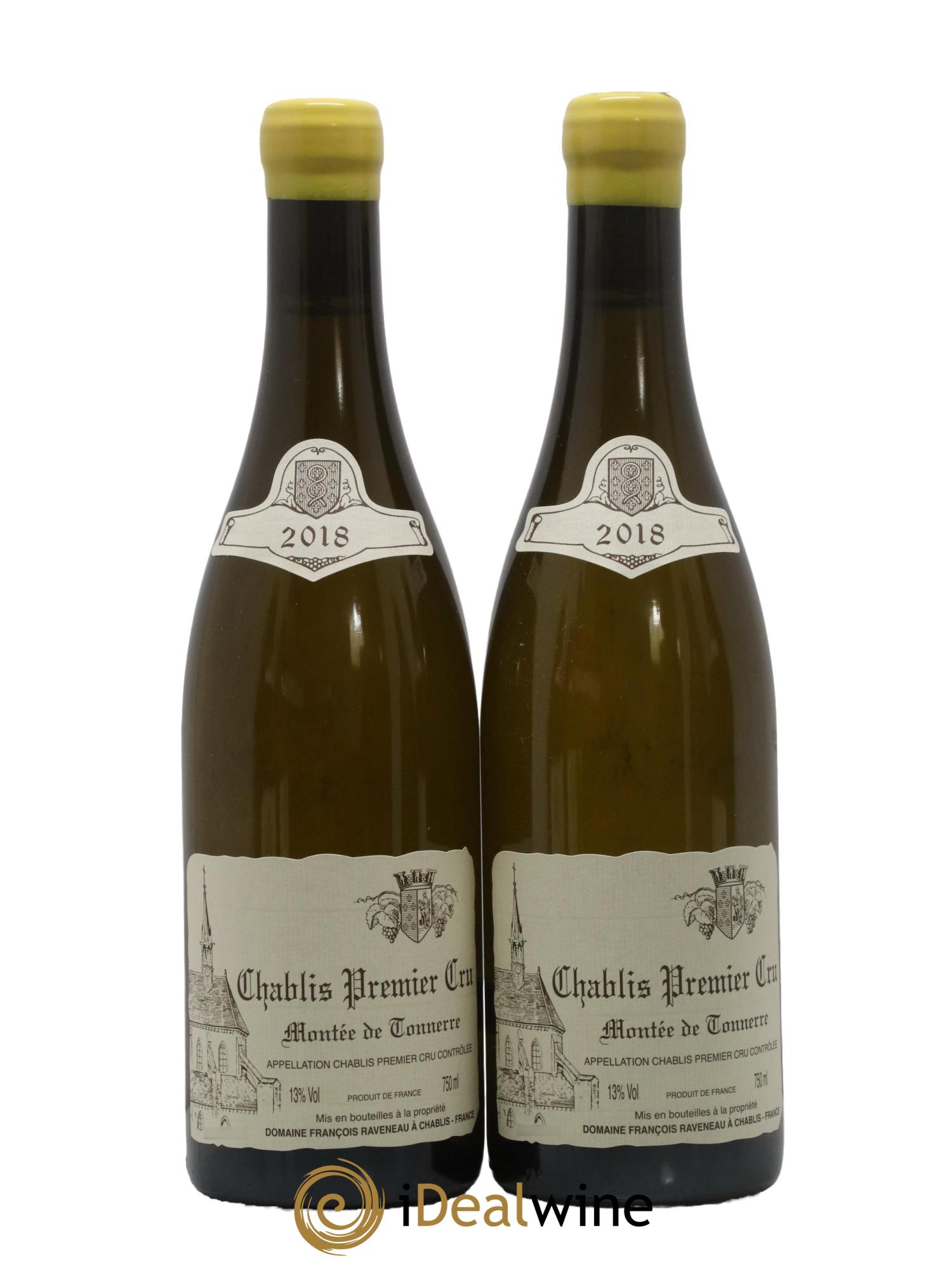 Chablis 1er Cru Montée de Tonnerre Raveneau (Domaine) 2018 - Lot de 2 bouteilles - 0