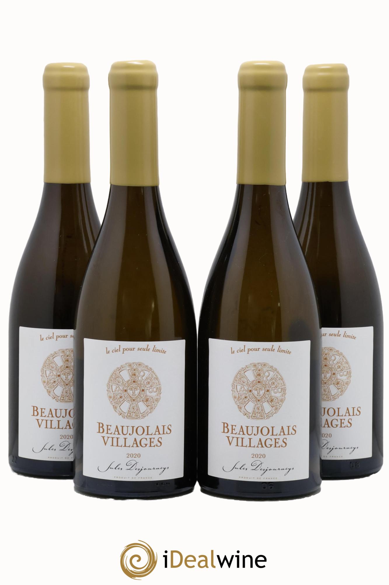 Beaujolais-Villages Jules Desjourneys 2020 - Lot de 4 bouteilles - 0