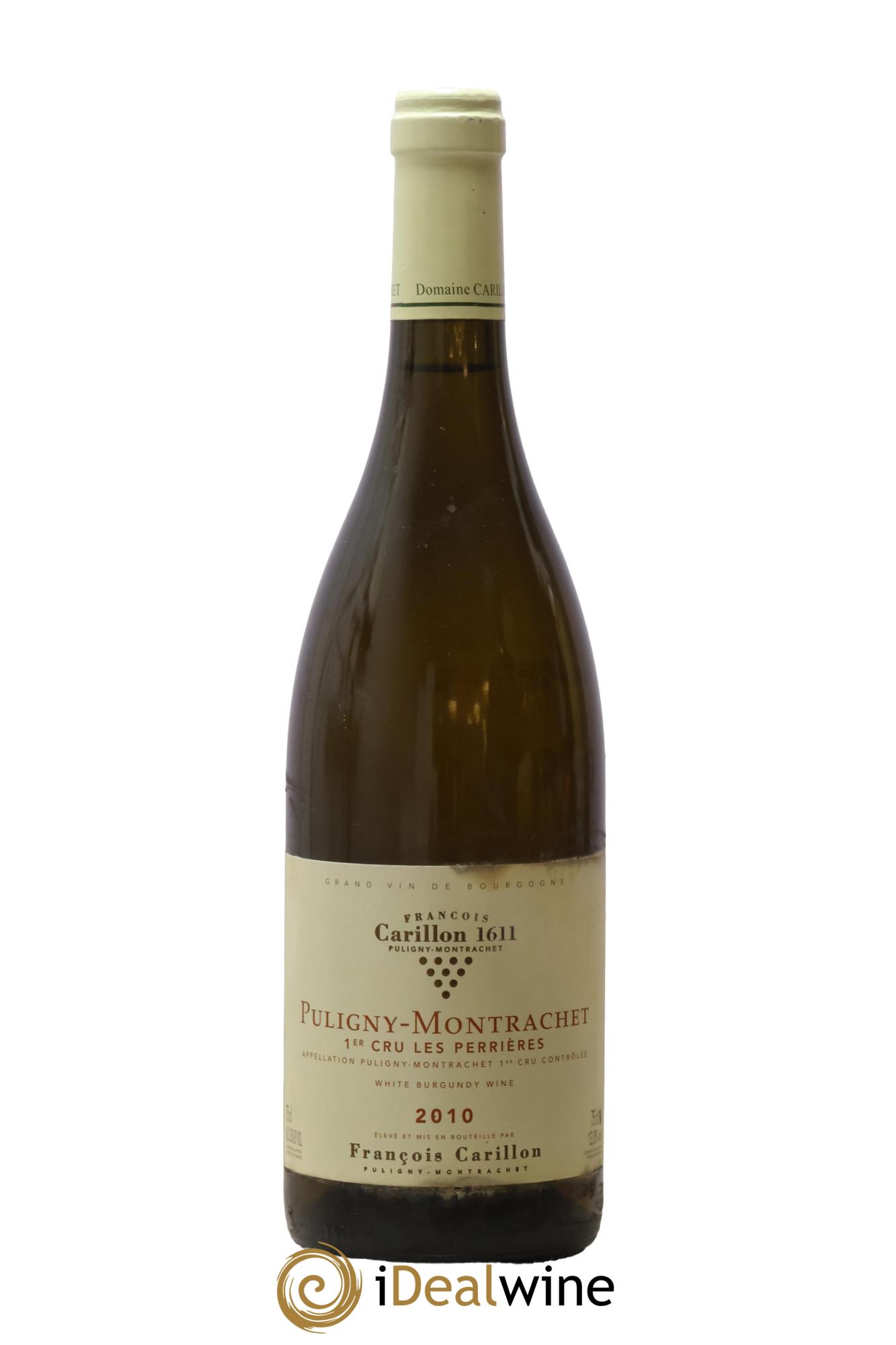 Puligny-Montrachet 1er Cru Les Perrières François Carillon 2010 - Lot de 1 bouteille - 0