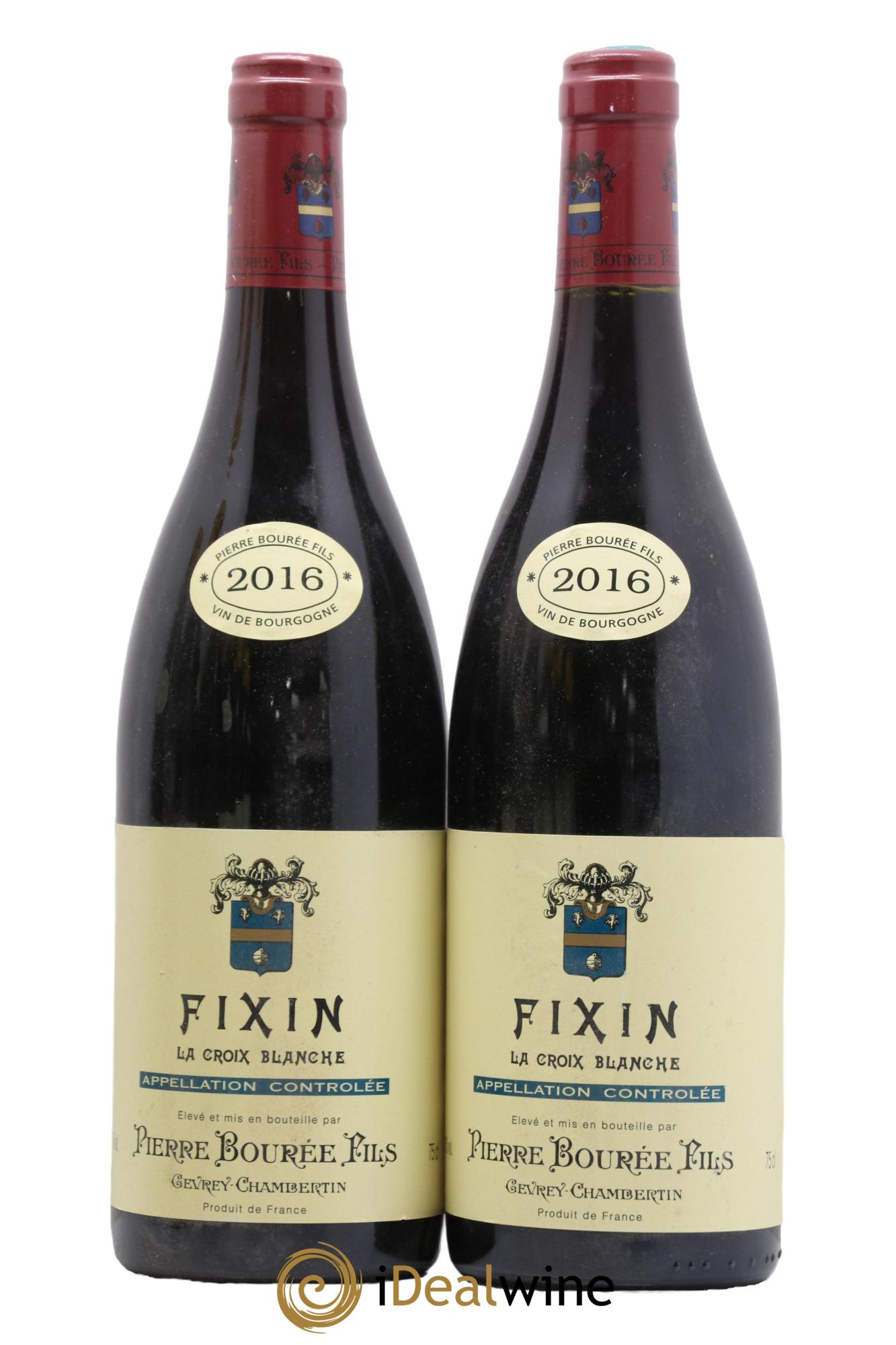 Fixin La Croix Blanche Domaine Pierre Bourée Fils 2016 - Lot de 2 bouteilles - 0