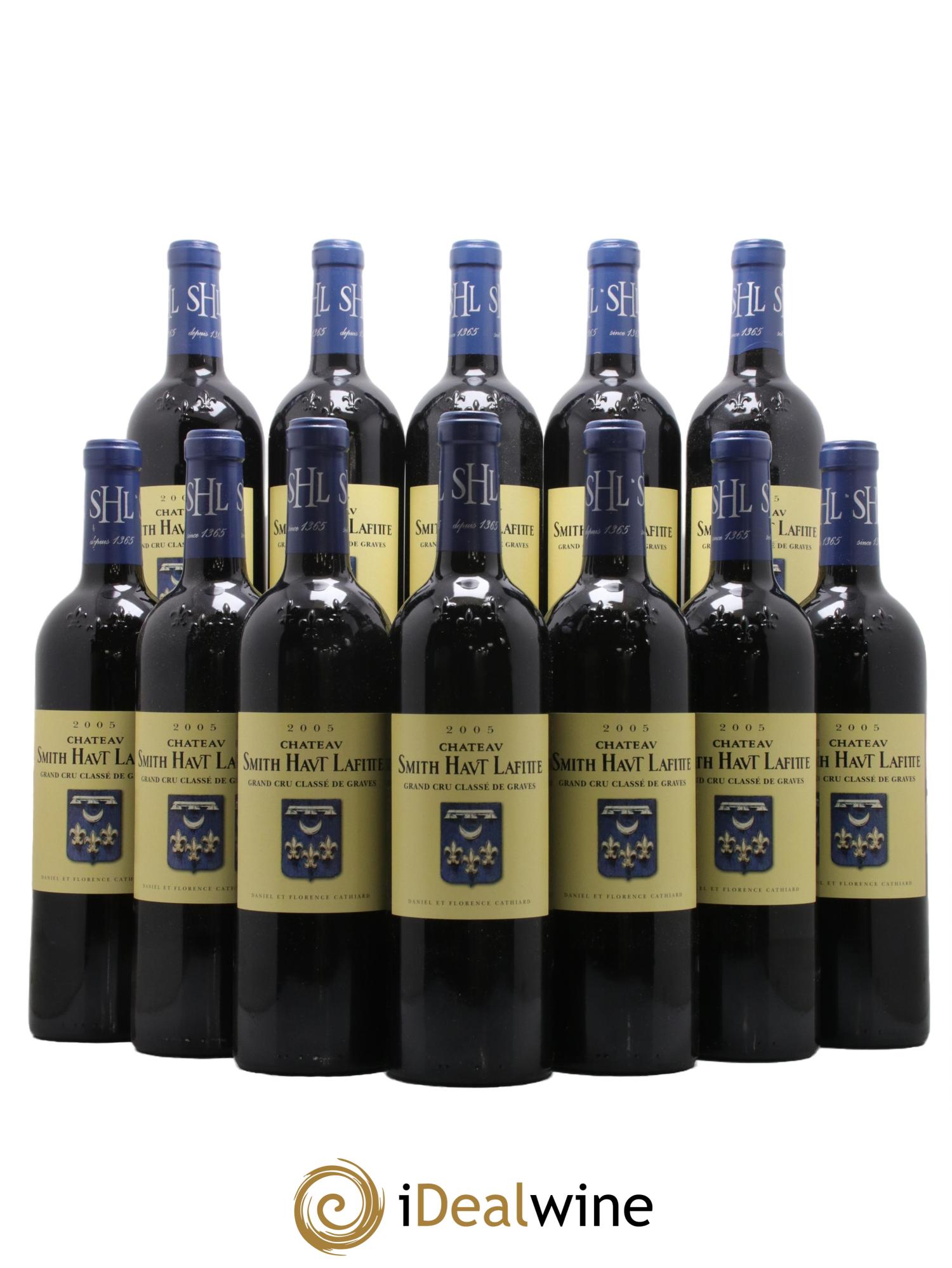 Château Smith Haut Lafitte Cru Classé de Graves 2005 - Lot de 12 bouteilles - 0