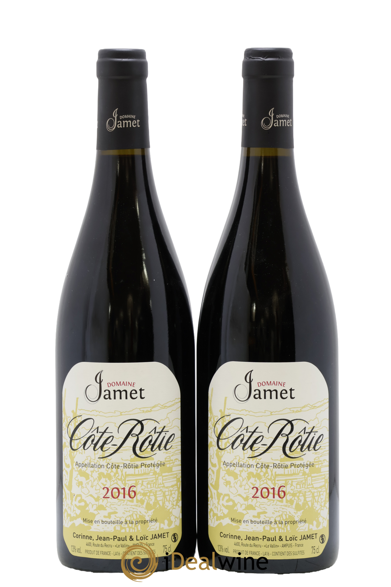 Côte-Rôtie Jamet (Domaine) 2016 - Posten von 2 Flaschen - 0