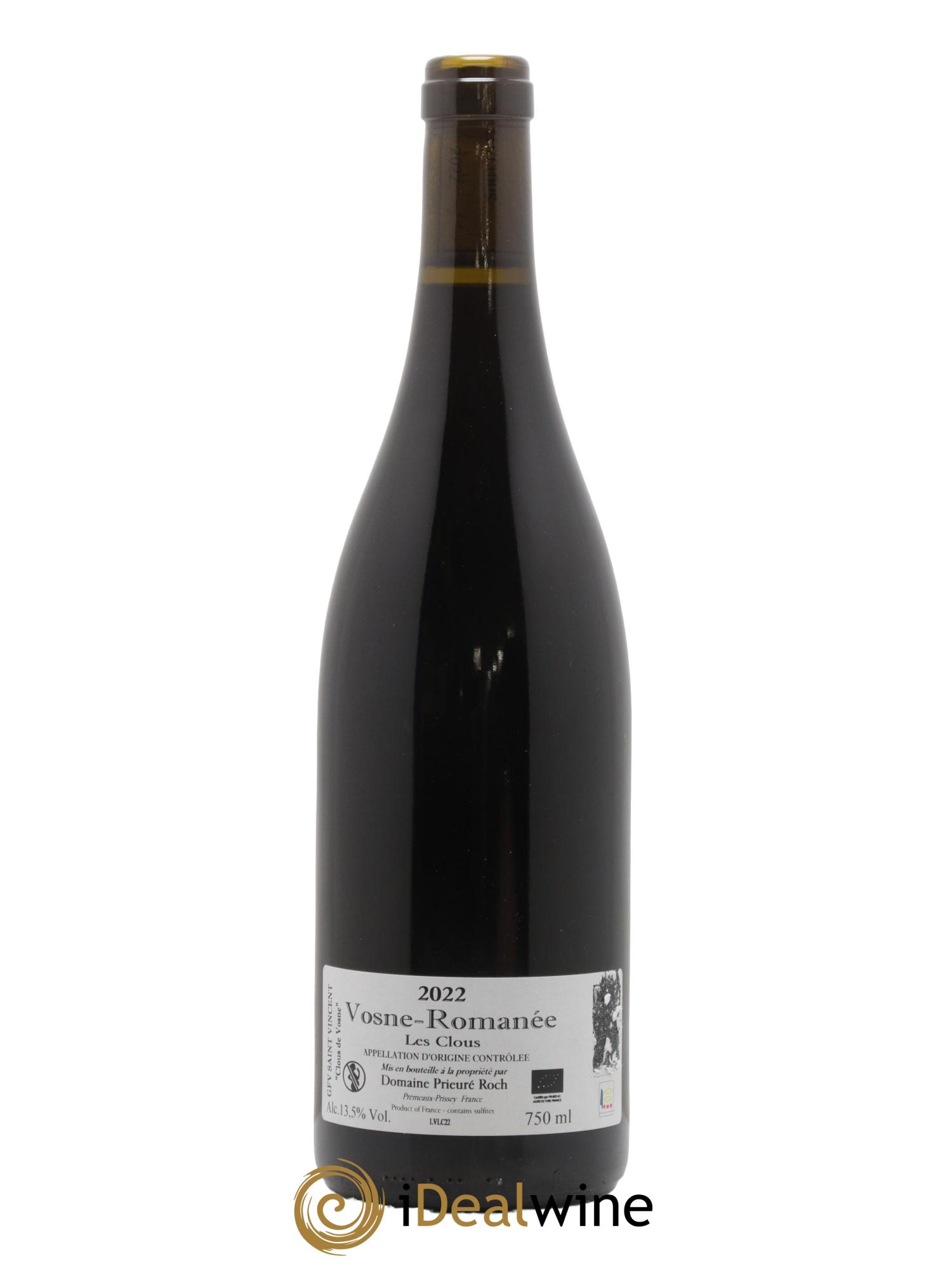 Vosne-Romanée Les Clous Prieuré Roch  2022 - Lotto di 1 bottiglia - 1