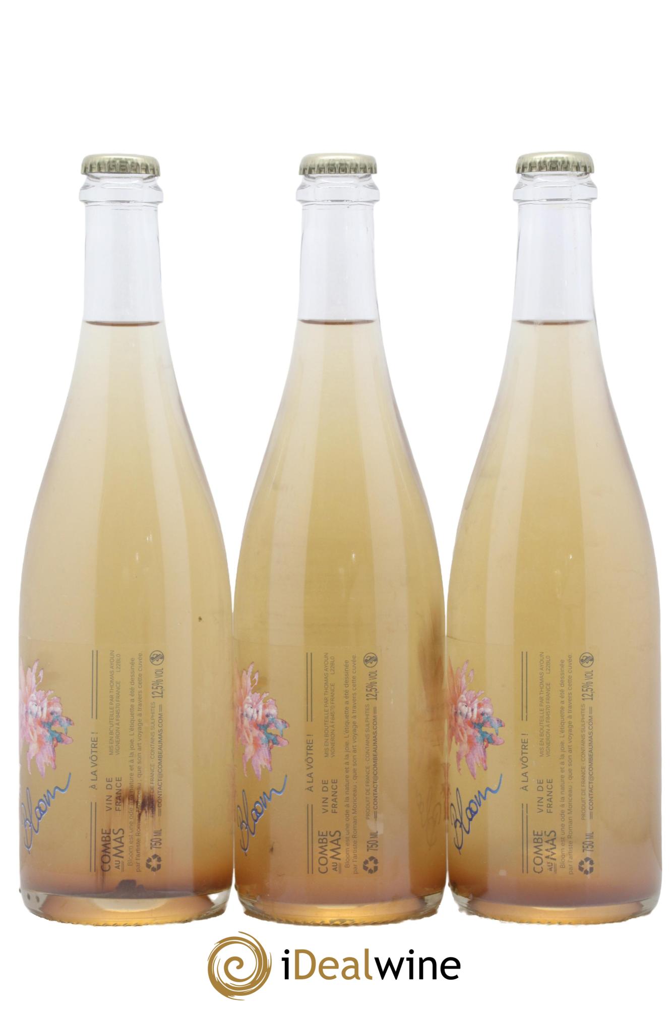 Vin de France Bloom Domaine de la Combe au Mas 2022 - Lot de 3 bouteilles - 1