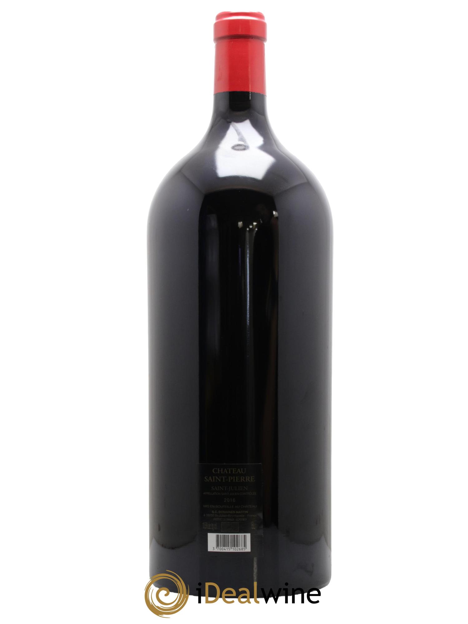 Château Saint-Pierre 4ème Grand Cru Classé 2016 - Lot de 1 impériale - 1