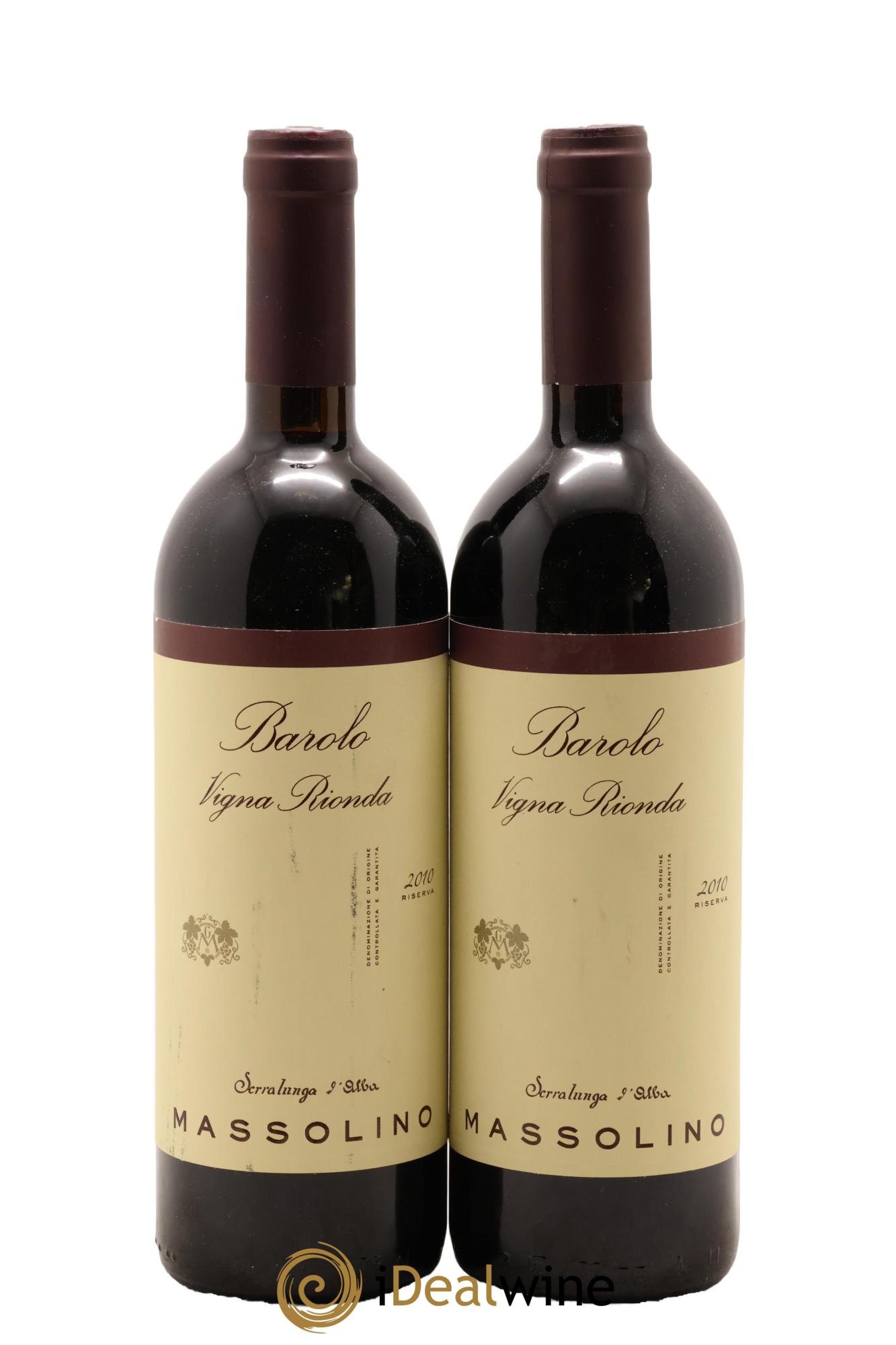 Barolo DOCG Riserva Vigna Rionda Massolino 2010 - Lot de 2 bouteilles - 0