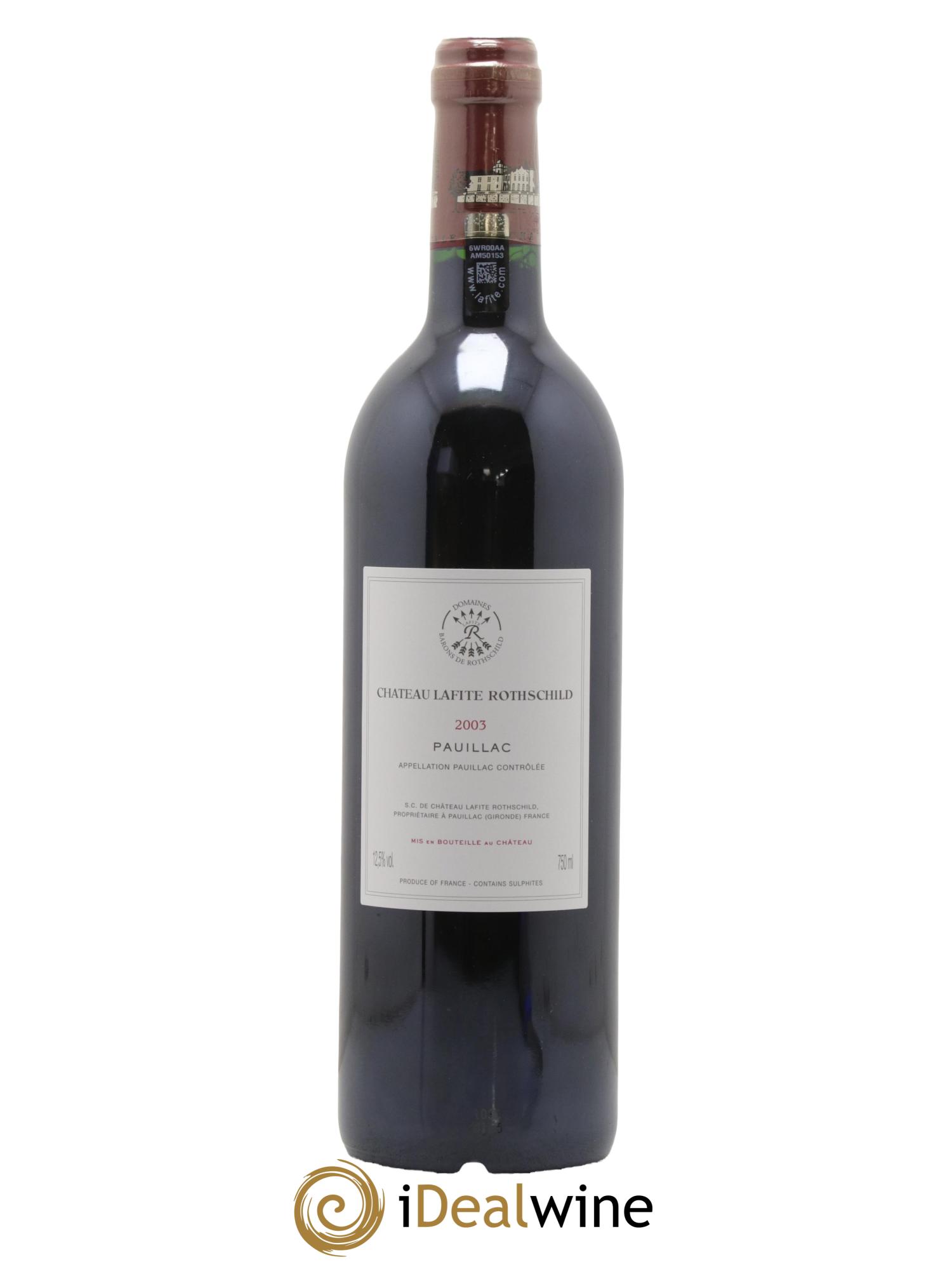 Château Lafite Rothschild 1er Grand Cru Classé 2003 - Lot of 1 bottle - 1