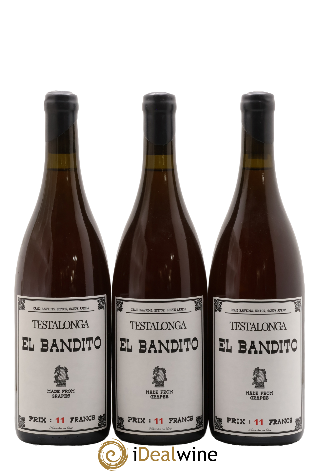 Afrique du Sud Swartland El Bandito Testalonga 2011 - Lot de 3 bouteilles - 0