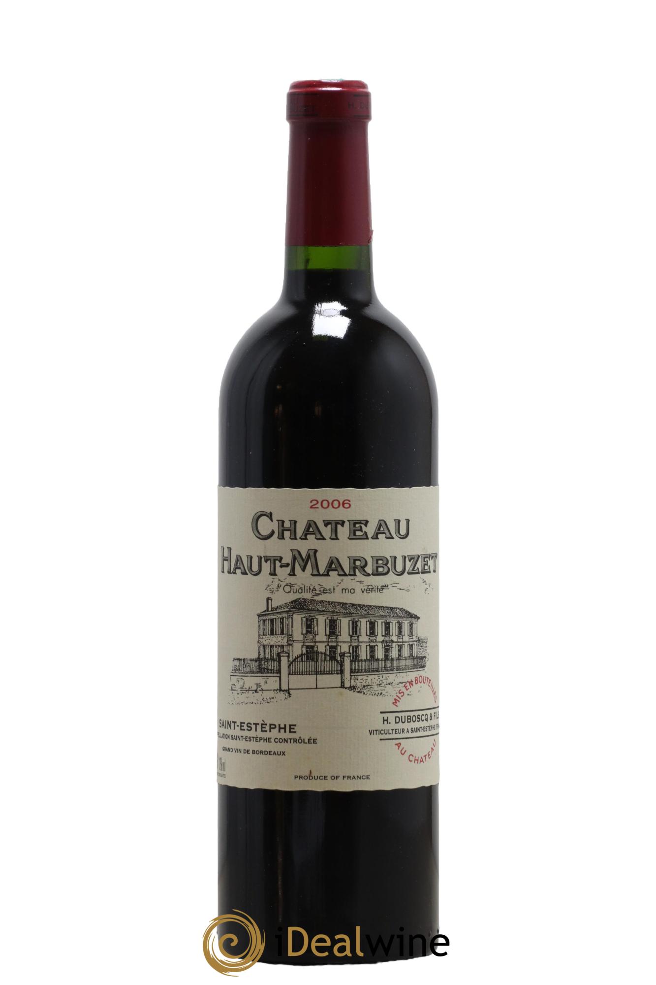 Château Haut Marbuzet 2006 - Lot de 1 bouteille - 0