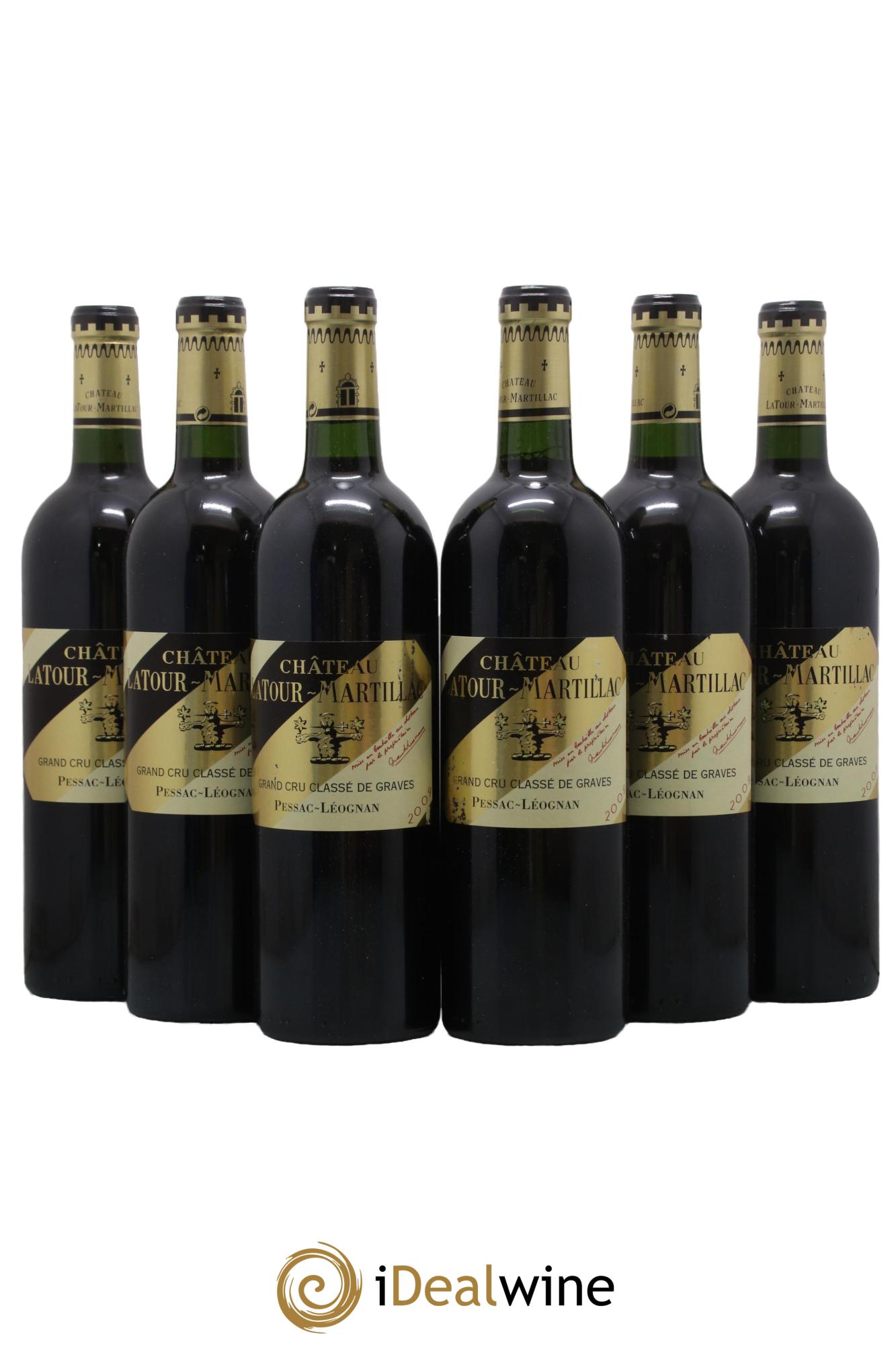 Château Latour-Martillac Cru Classé de Graves 2009 - Lotto di 6 bottiglie - 0