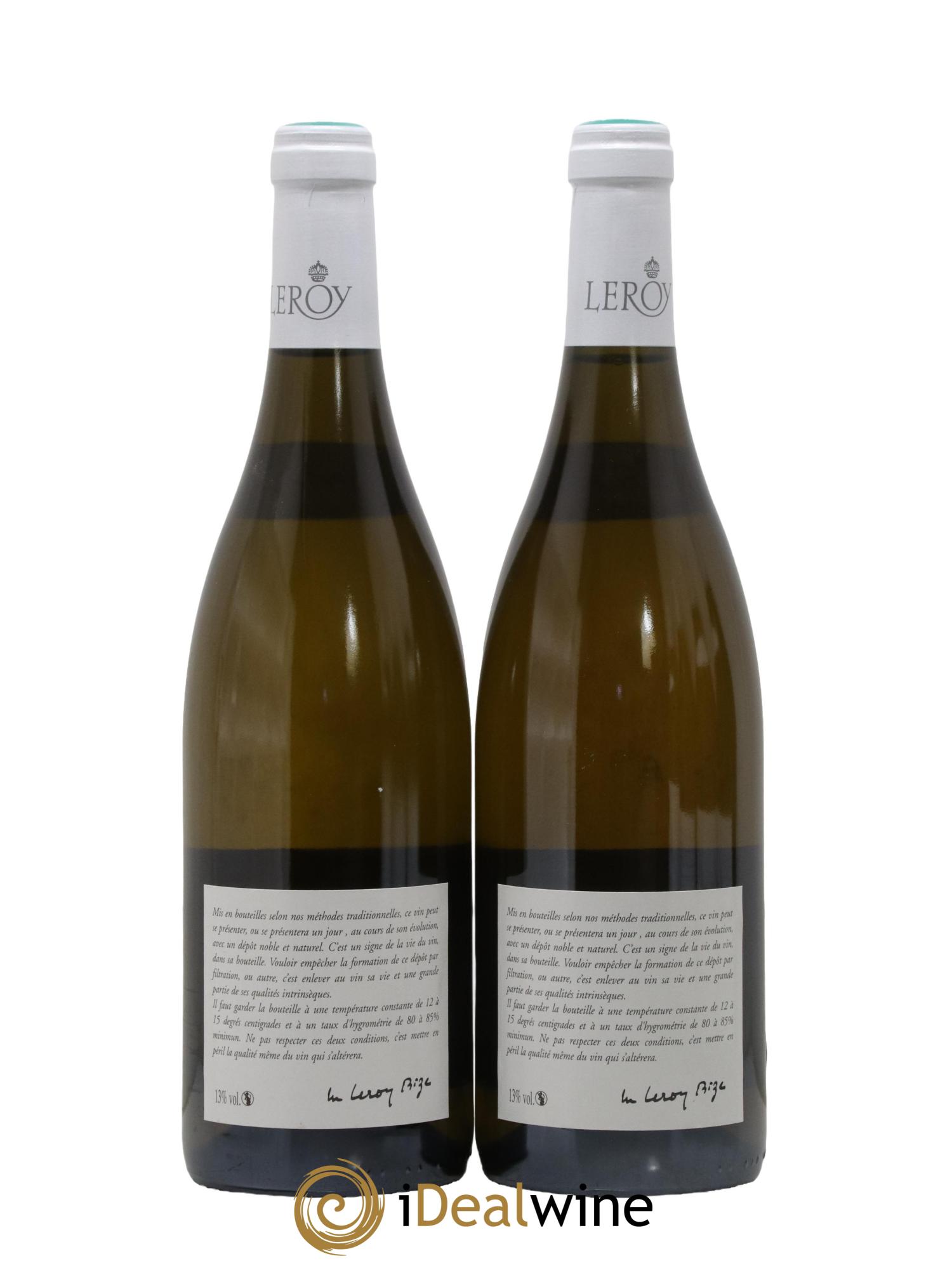 Meursault 1er Cru Les Bouchères Leroy SA 2007 - Lot de 2 bouteilles - 1