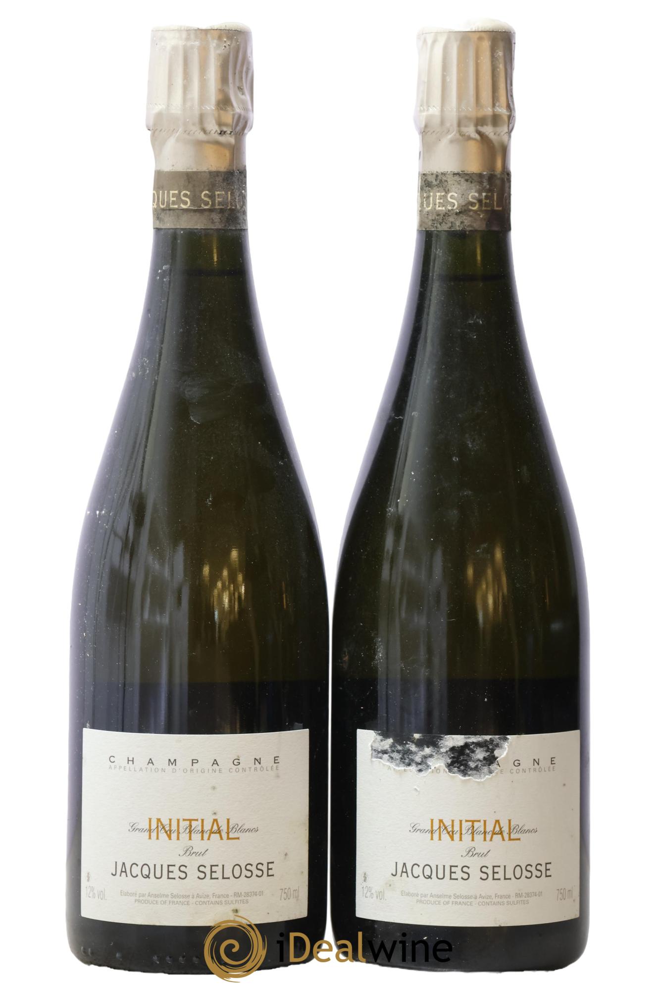 Initial Brut Jacques Selosse - Lot de 2 bouteilles - 0