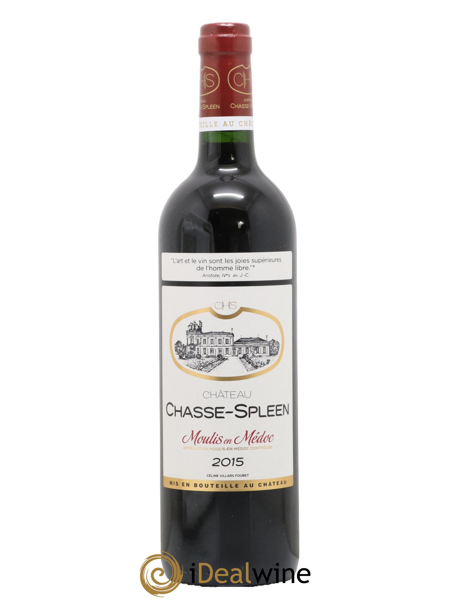 Château Chasse Spleen 2015 - Lot de 1 bouteille - 0