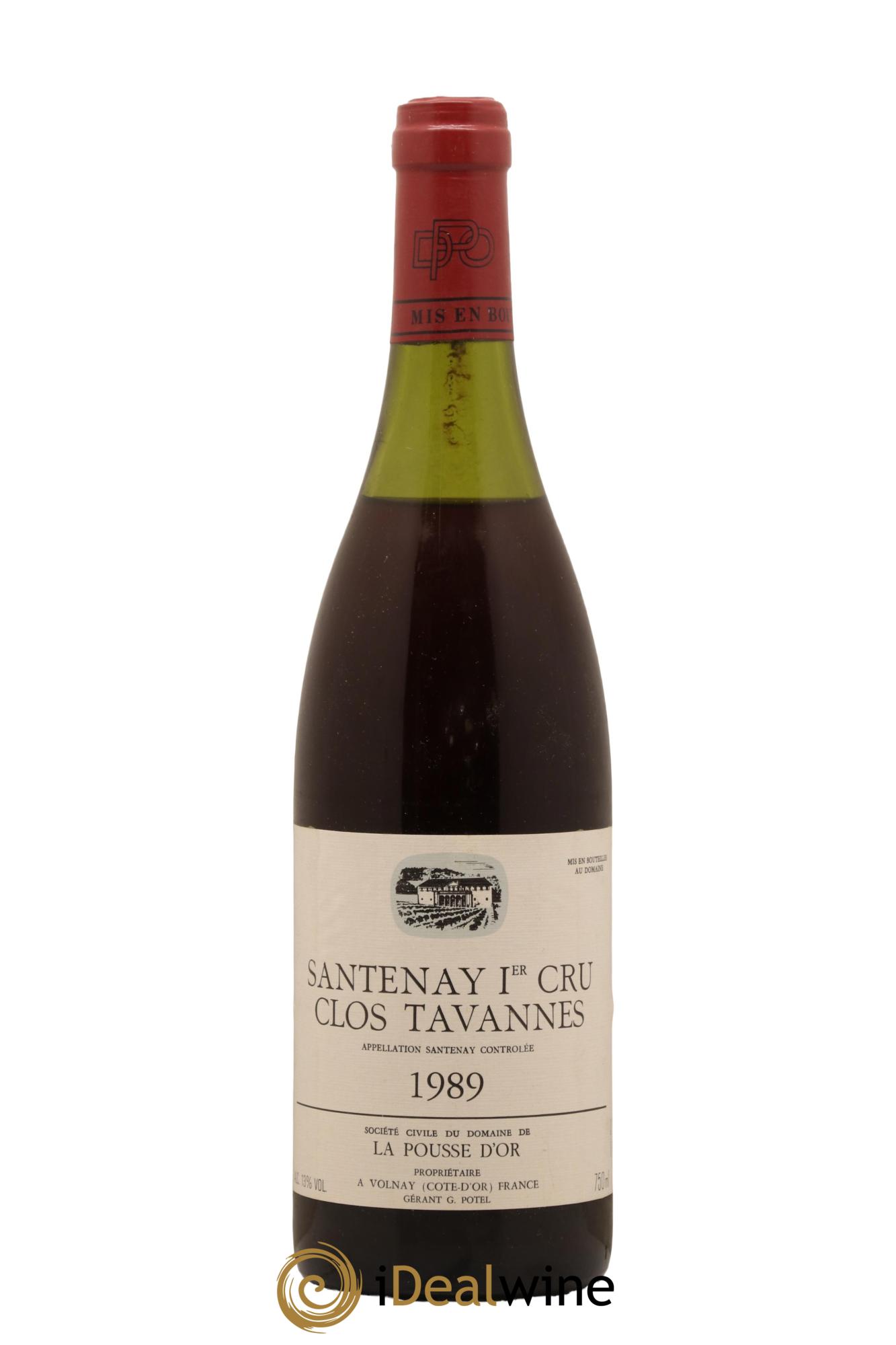 Santenay 1er Cru Clos Tavannes La Pousse d'Or (Domaine de) 1989 - Lot de 1 bouteille - 0