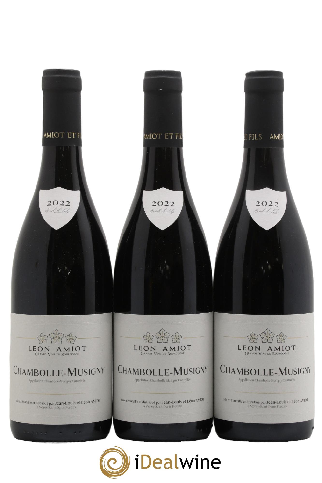 Chambolle-Musigny Domaine Amiot Père Et Fils 2022 - Lot de 3 bouteilles - 0