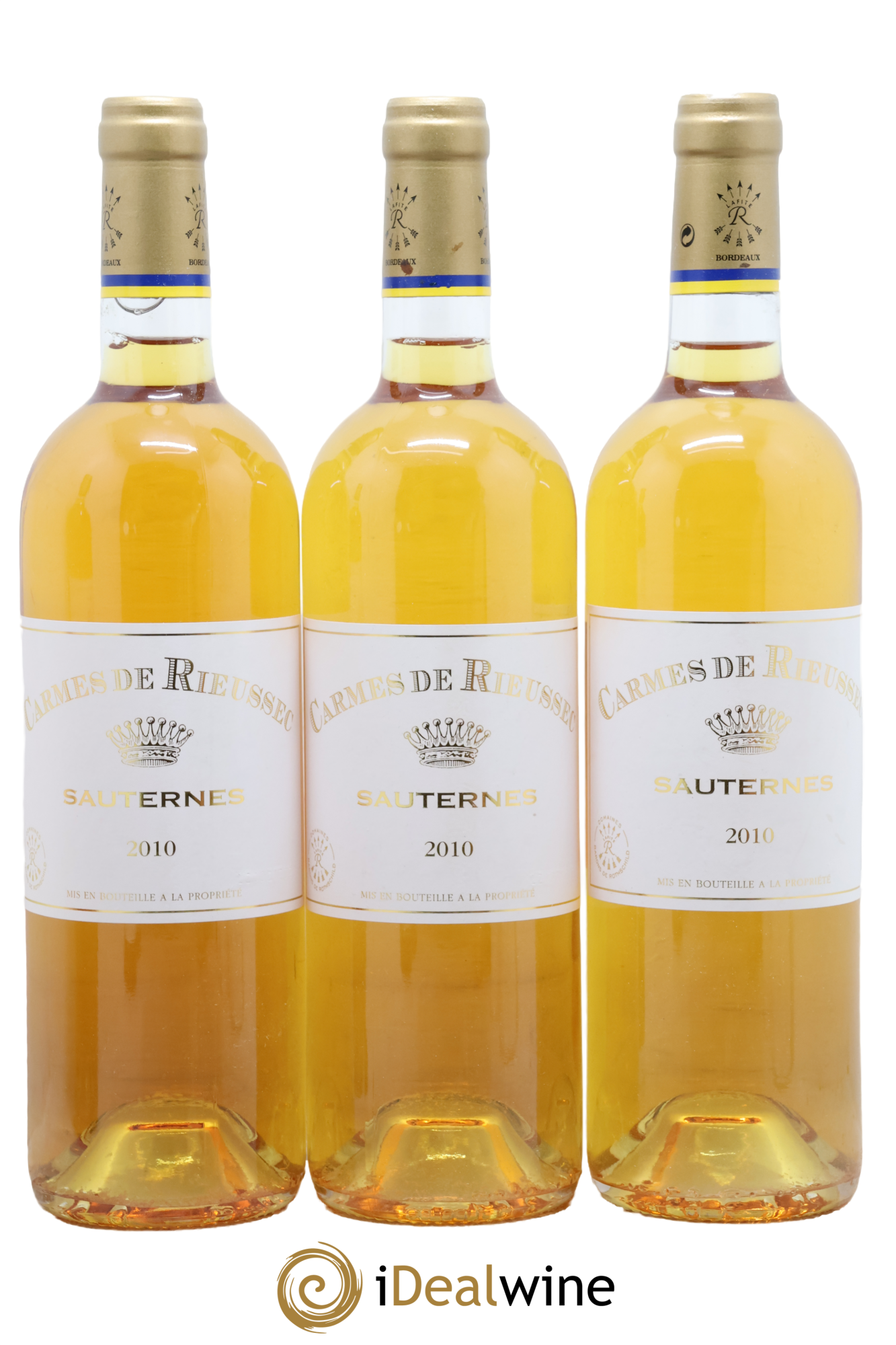Carmes de Rieussec 2010 - Posten von 3 Flaschen - 0