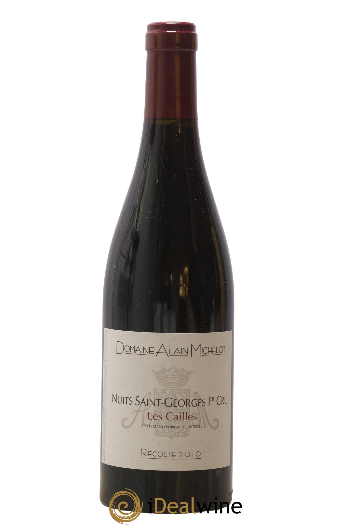 Nuits-Saint-Georges 1er Cru Les Cailles Alain Michelot (Domaine) 2010 - Lot de 1 bouteille - 0