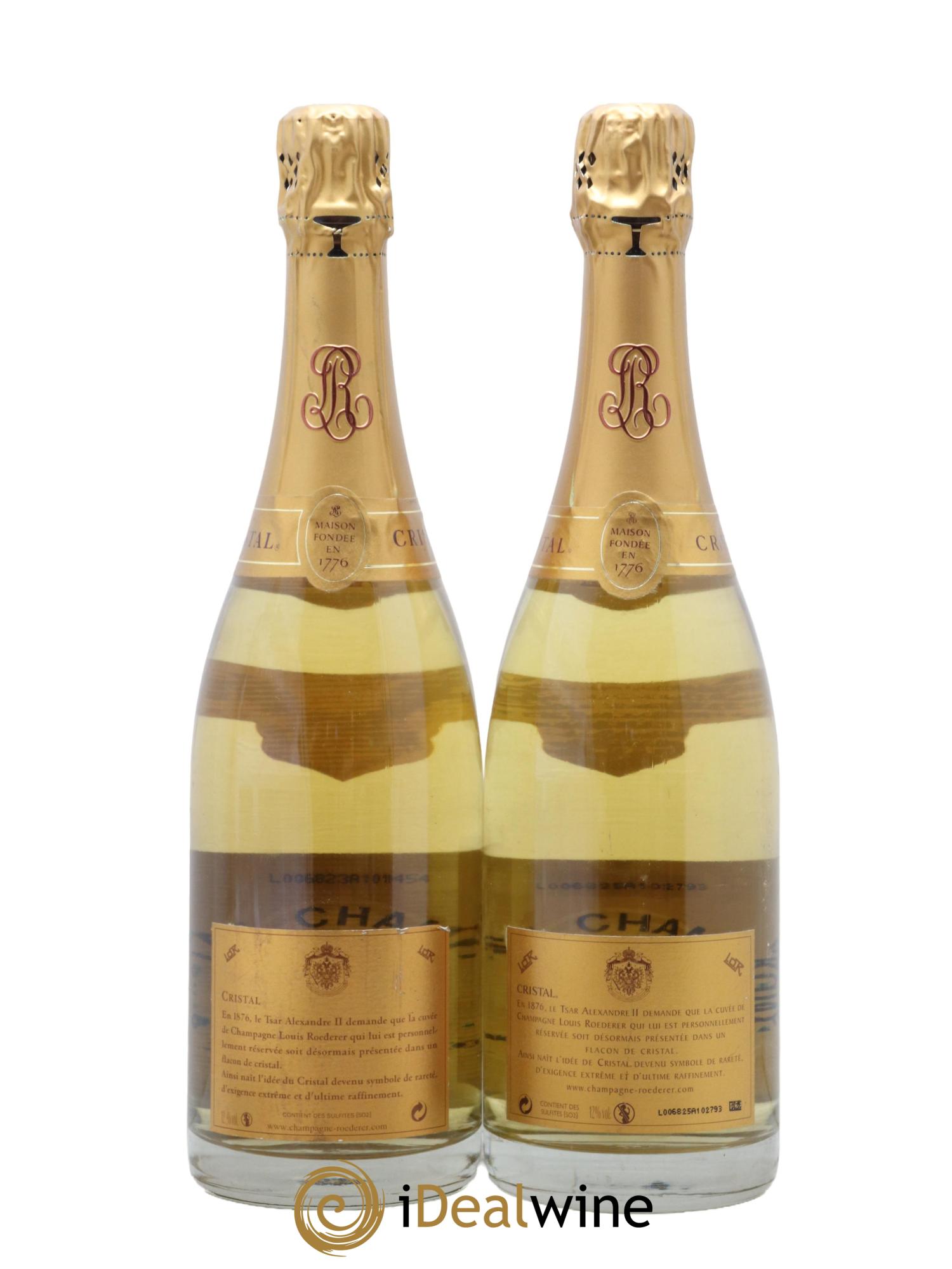 Cristal Louis Roederer 2002 - Lot de 2 bouteilles - 1