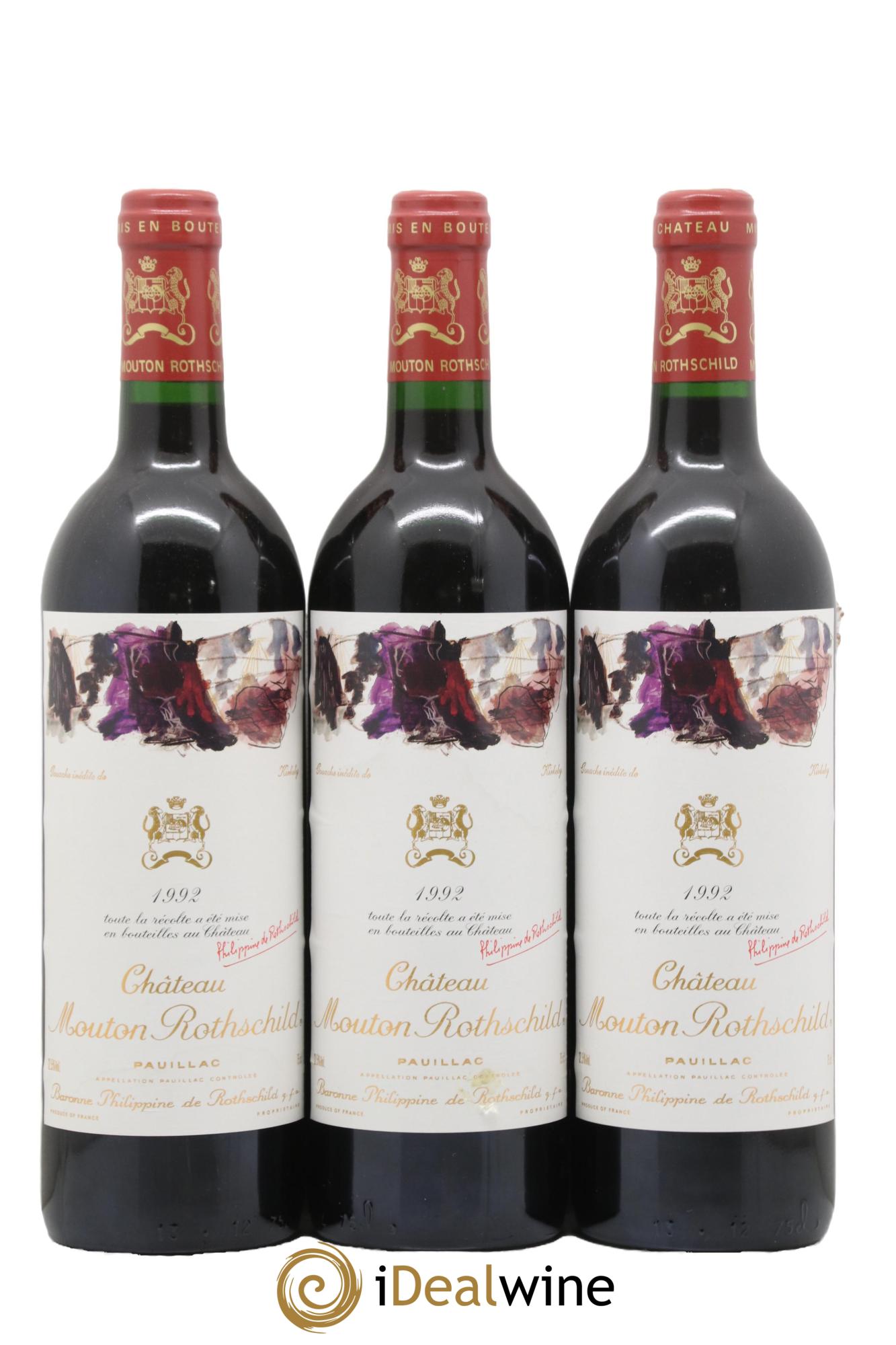 Château Mouton Rothschild 1er Grand Cru Classé 1992 - Lot de 12 bouteilles - 5