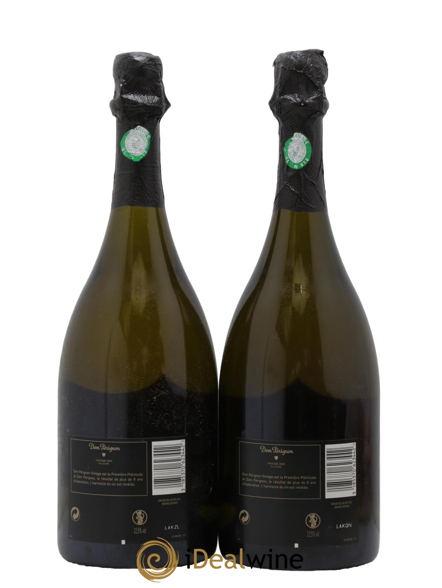 Brut Dom Pérignon 2009 - Lot of 2 bottles - 1