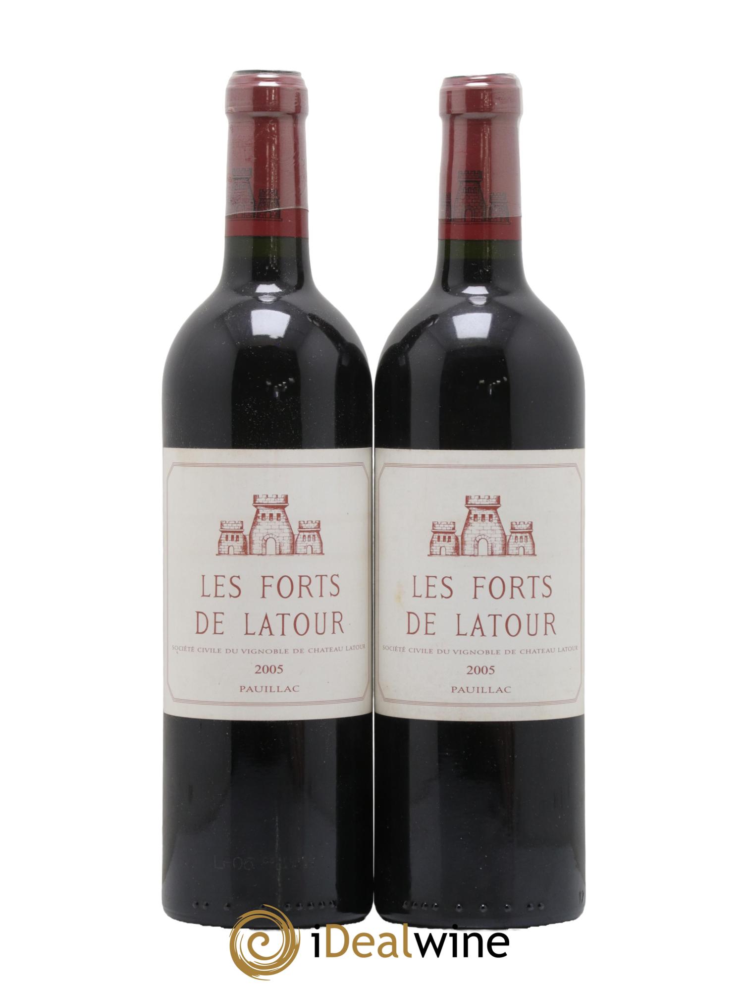 Les Forts de Latour Second Vin 2005 - Lot of 2 bottles - 0