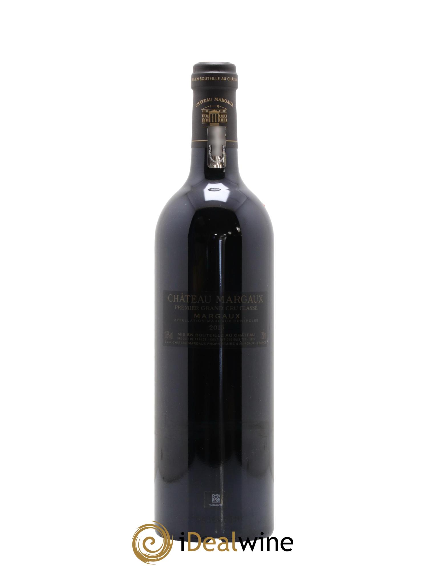 Château Margaux 1er Grand Cru Classé 2016 - Lot de 1 bouteille - 1