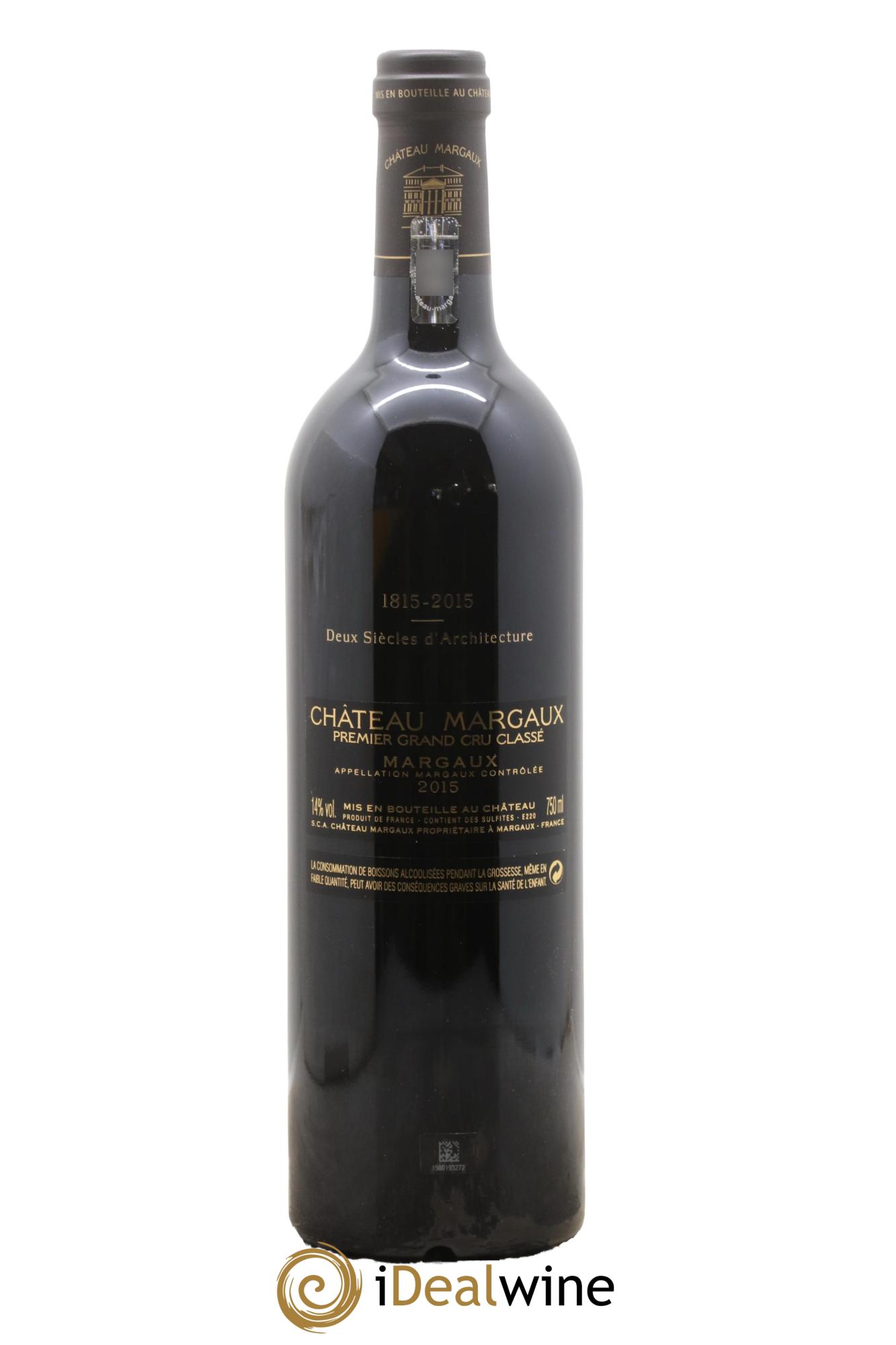 Château Margaux 1er Grand Cru Classé 2015 - Posten von 1 Flasche - 1