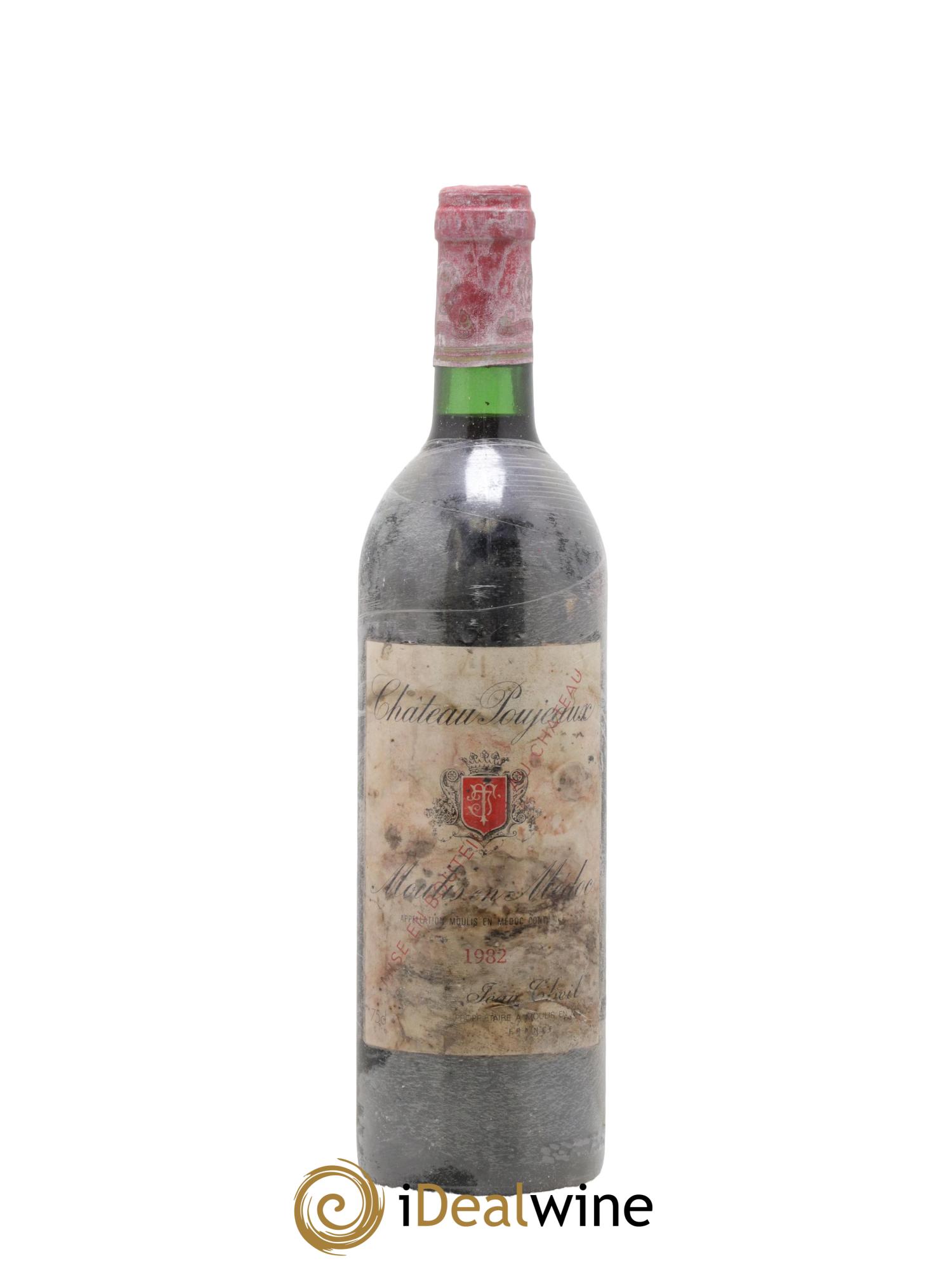 Château Poujeaux 1982 - Lot de 1 bouteille - 0