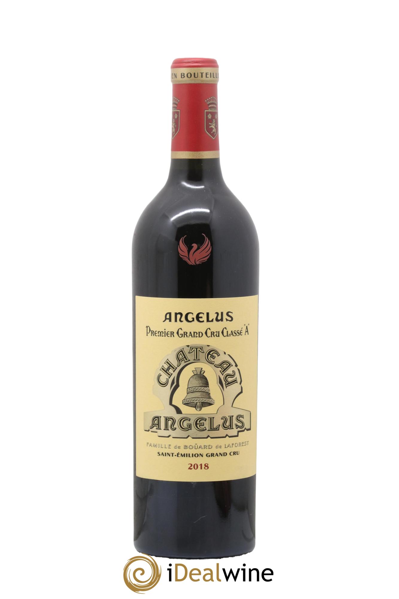 Château Angélus 1er Grand Cru Classé A 2018 - Lot de 1 bouteille - 0