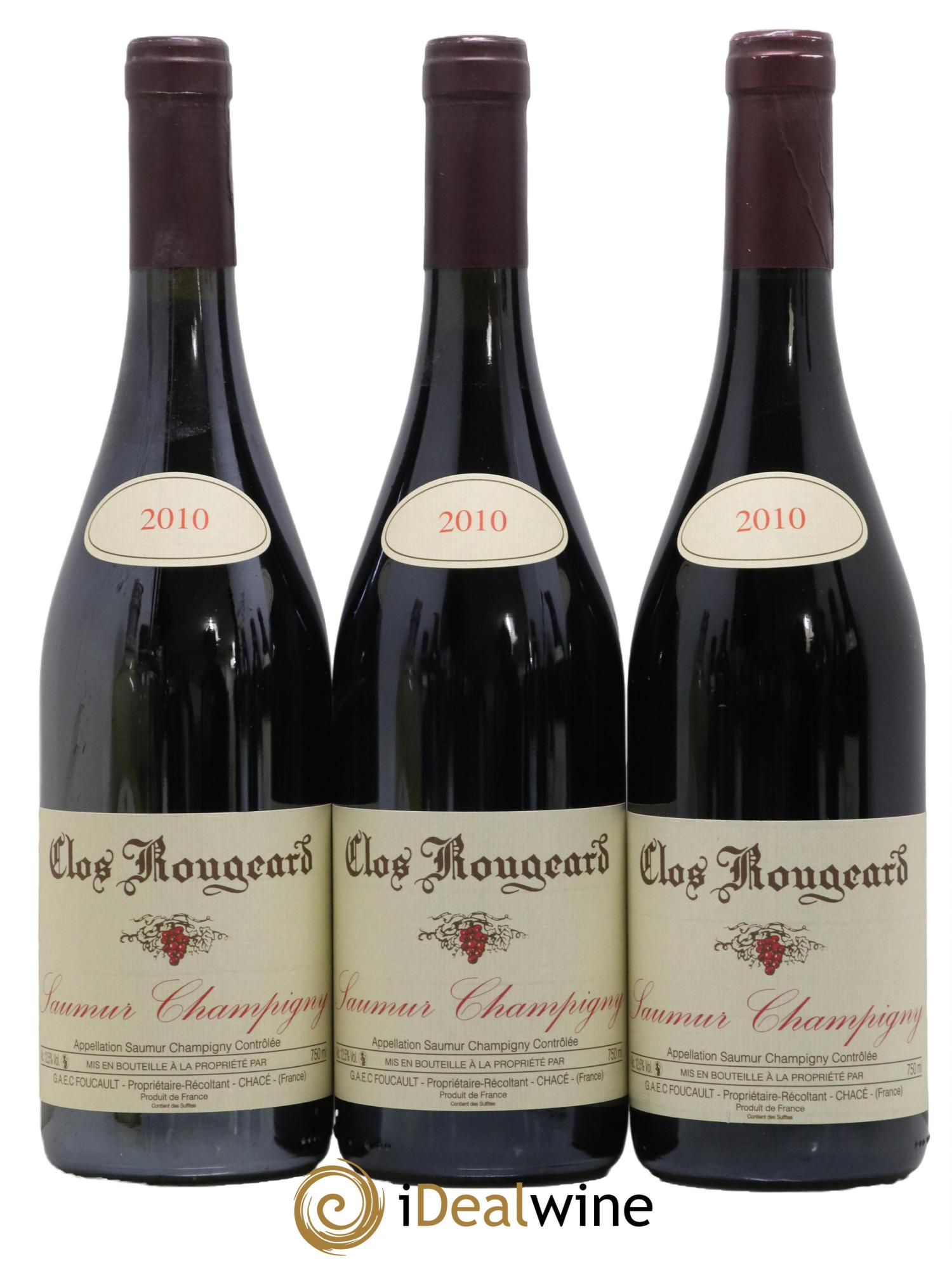 Saumur-Champigny Clos Rougeard 2010 - Lot de 3 bouteilles - 0