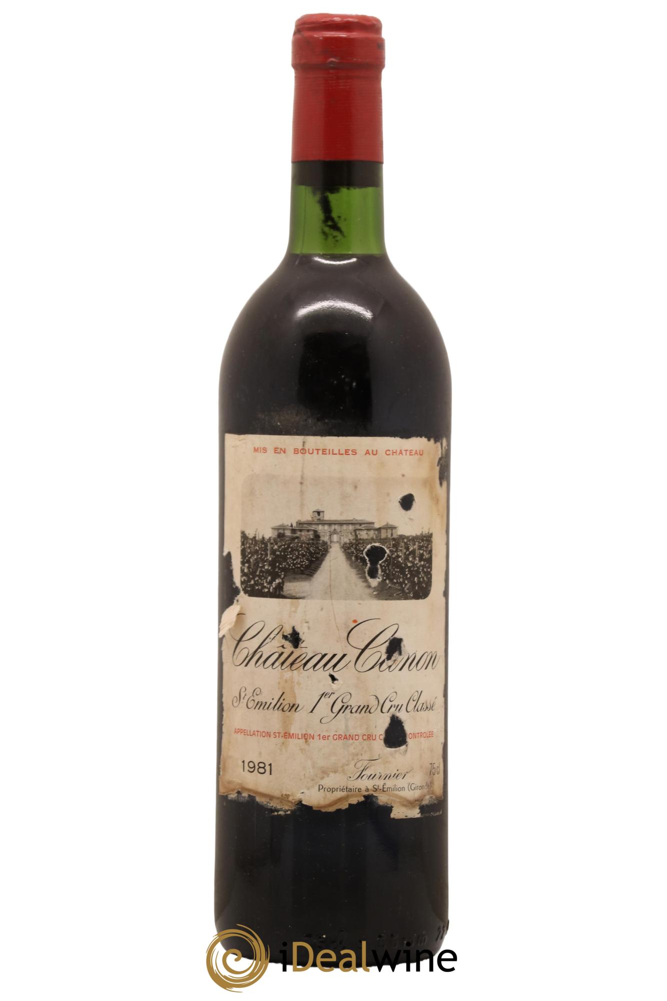 Château Canon 1er Grand Cru Classé B 1981 - Lot de 1 bouteille - 0