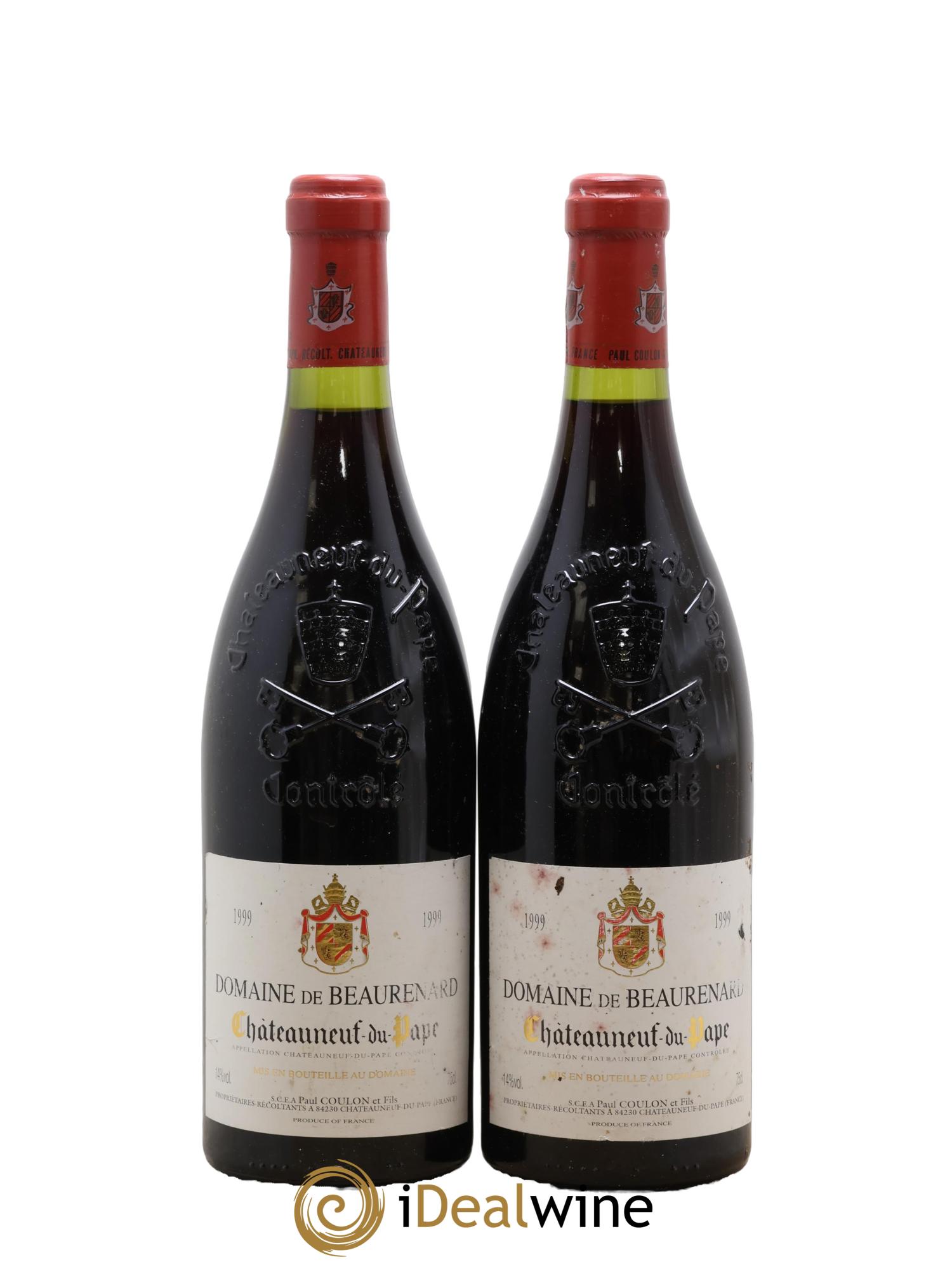 Châteauneuf-du-Pape Beaurenard (Domaine de) 1999 - Posten von 2 Flaschen - 0