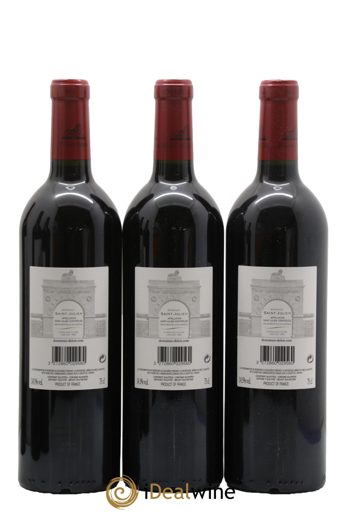 Château Léoville Las Cases 2ème Grand Cru Classé 2018 - Posten von 6 Flaschen - 2