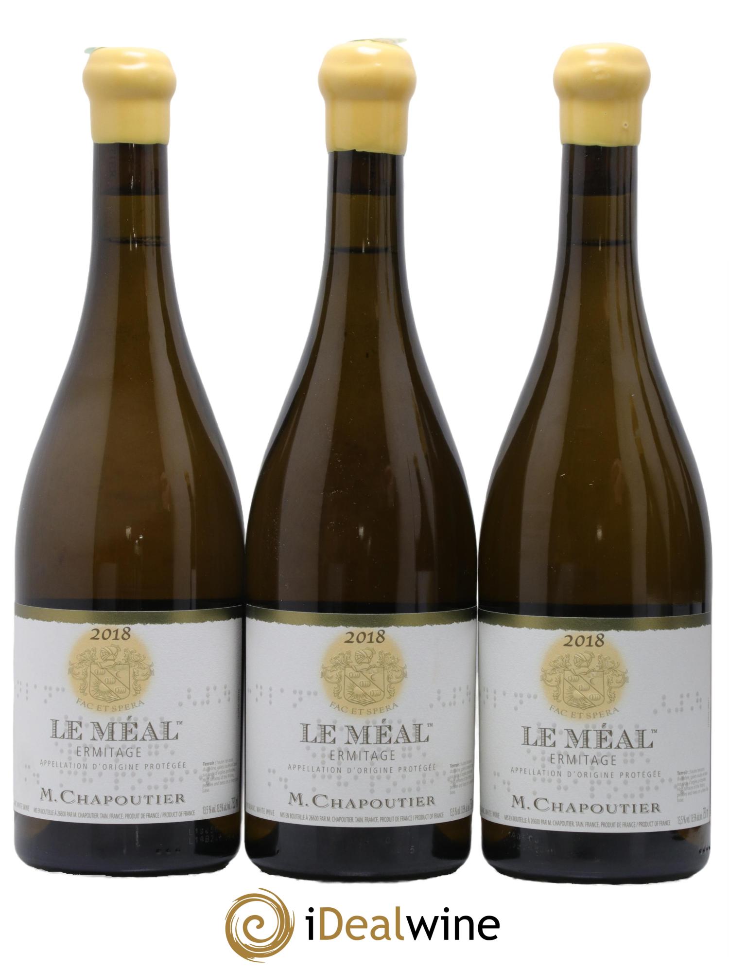 Hermitage Ermitage Le Méal Chapoutier 2018 - Lot de 6 bouteilles - 1