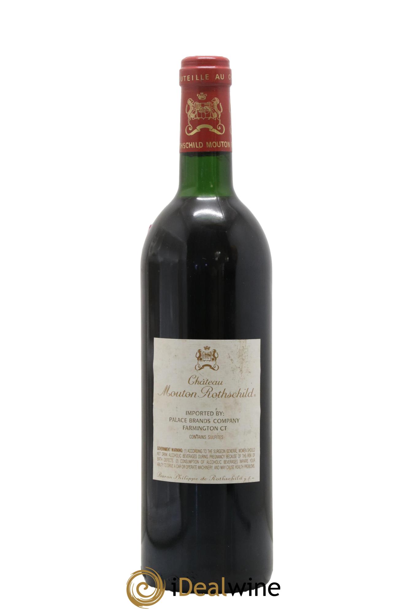 Château Mouton Rothschild 1er Grand Cru Classé  1988 - Posten von 1 Flasche - 1