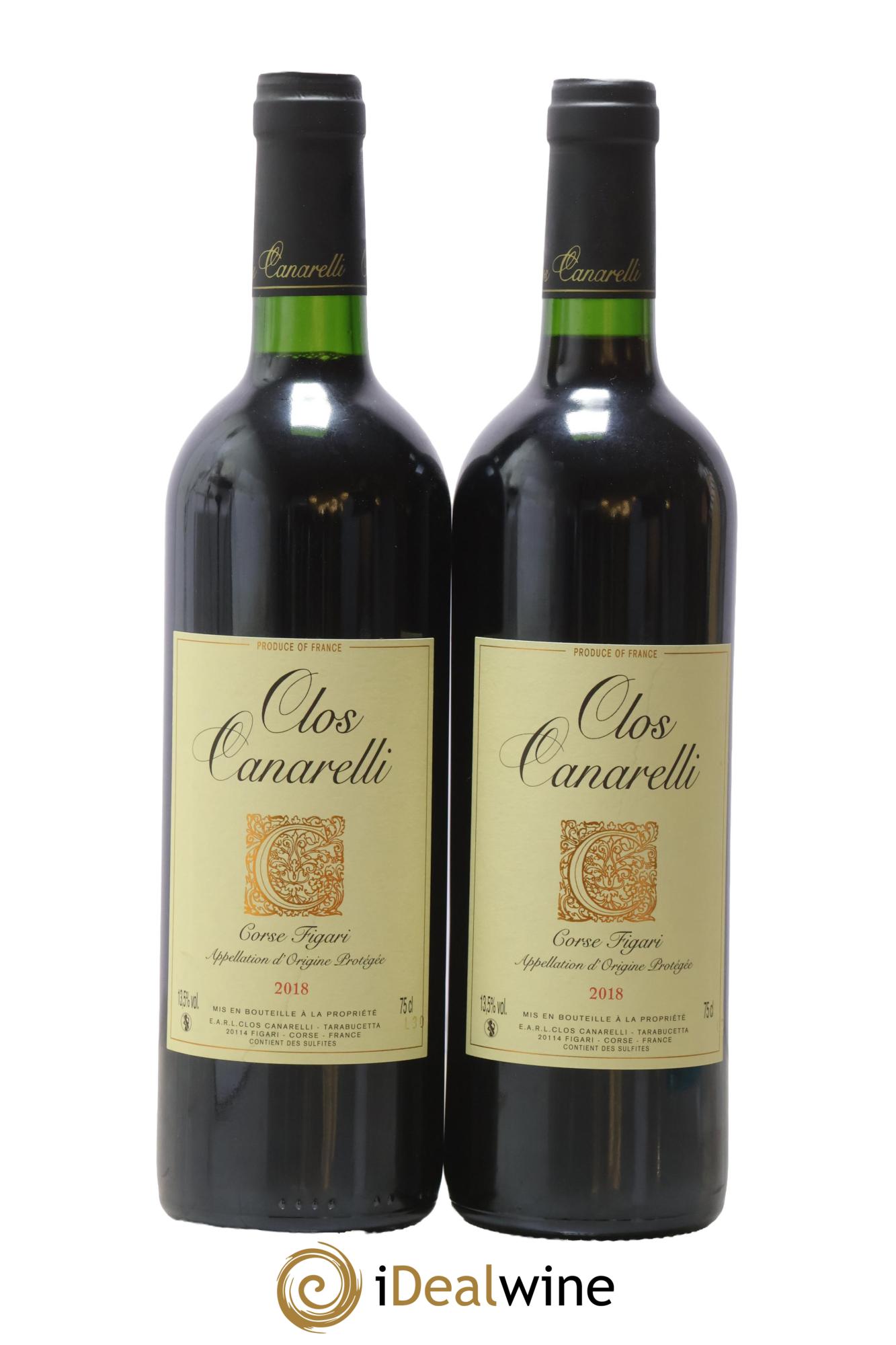 Figari Clos Canarelli 2018 - Lotto di 2 bottiglie - 0