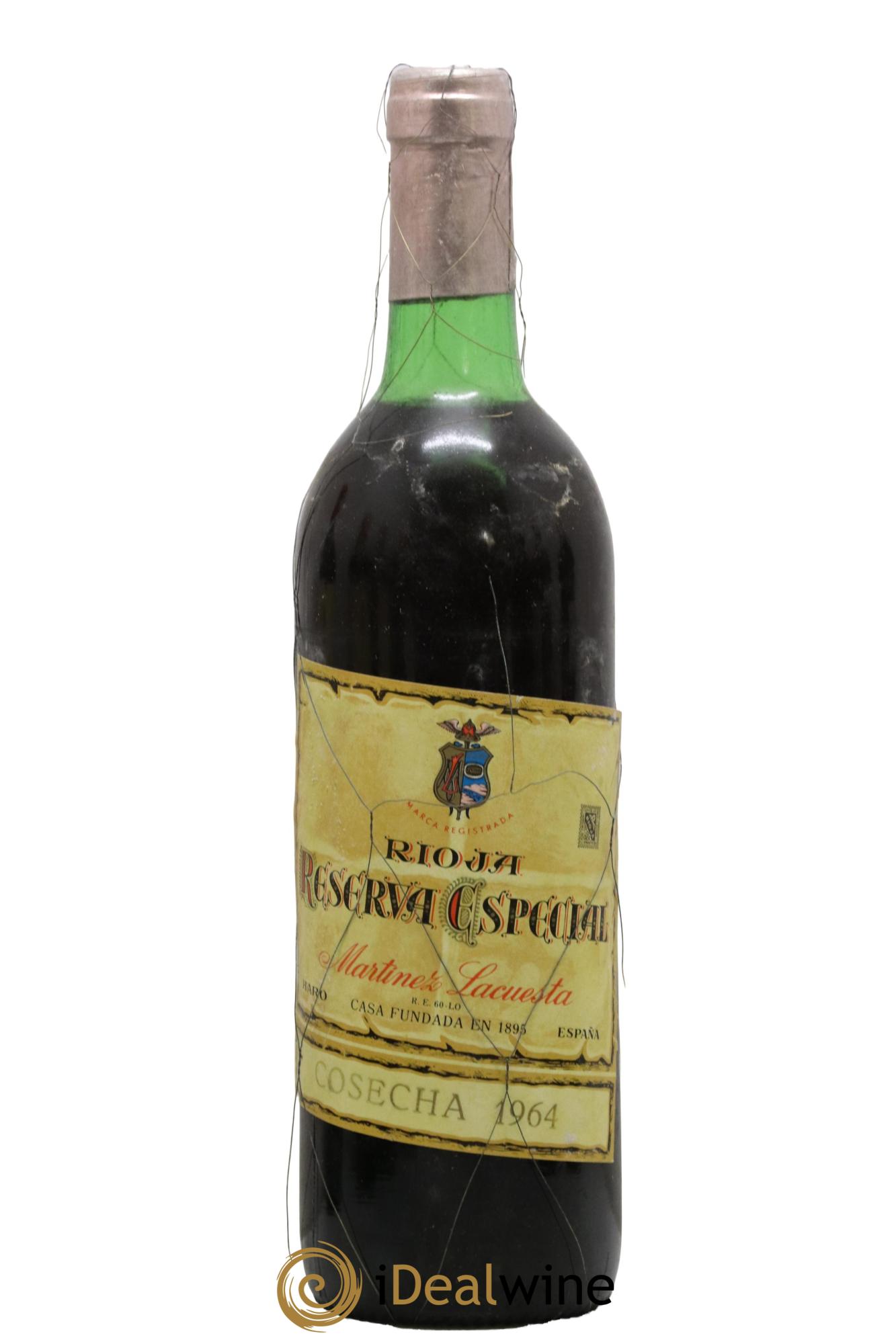Rioja DOCA Martinez Lacuesta Haro Reserva Especial 1964 - Lot de 1 bouteille - 0