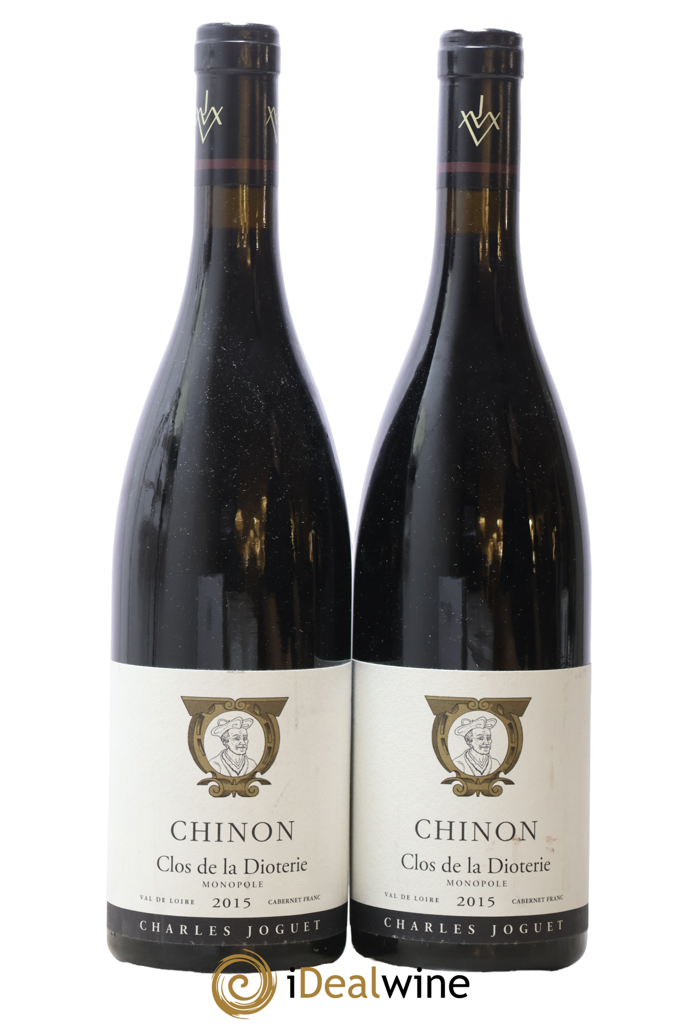 Chinon Clos de La Dioterie Charles Joguet 2015 - Lot of 2 bottles - 0