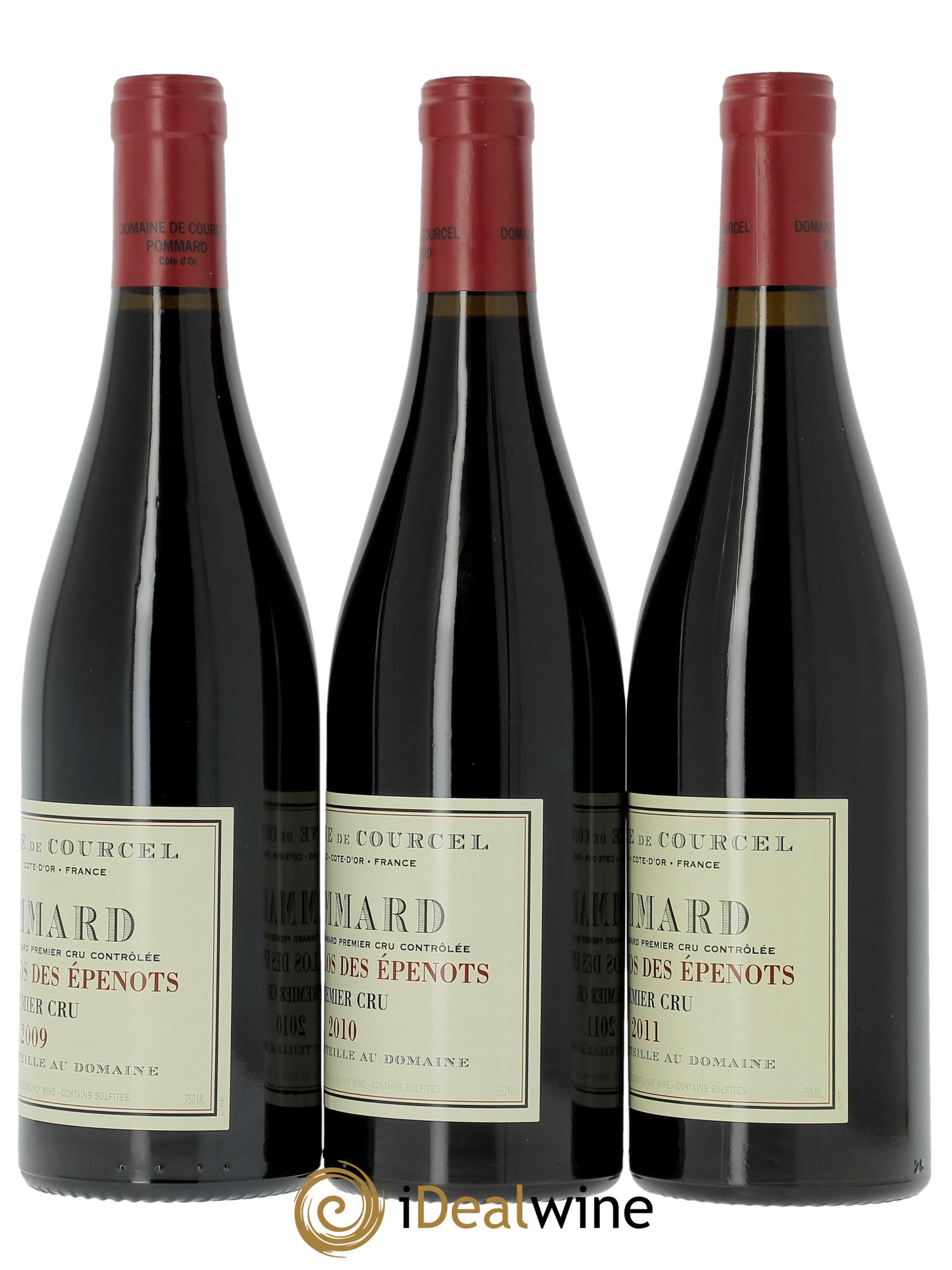 Pommard Caisse panachée Pommard Grand Clos des Epenots de Courcel (Domaine) - Lot de 3 bouteilles - 2