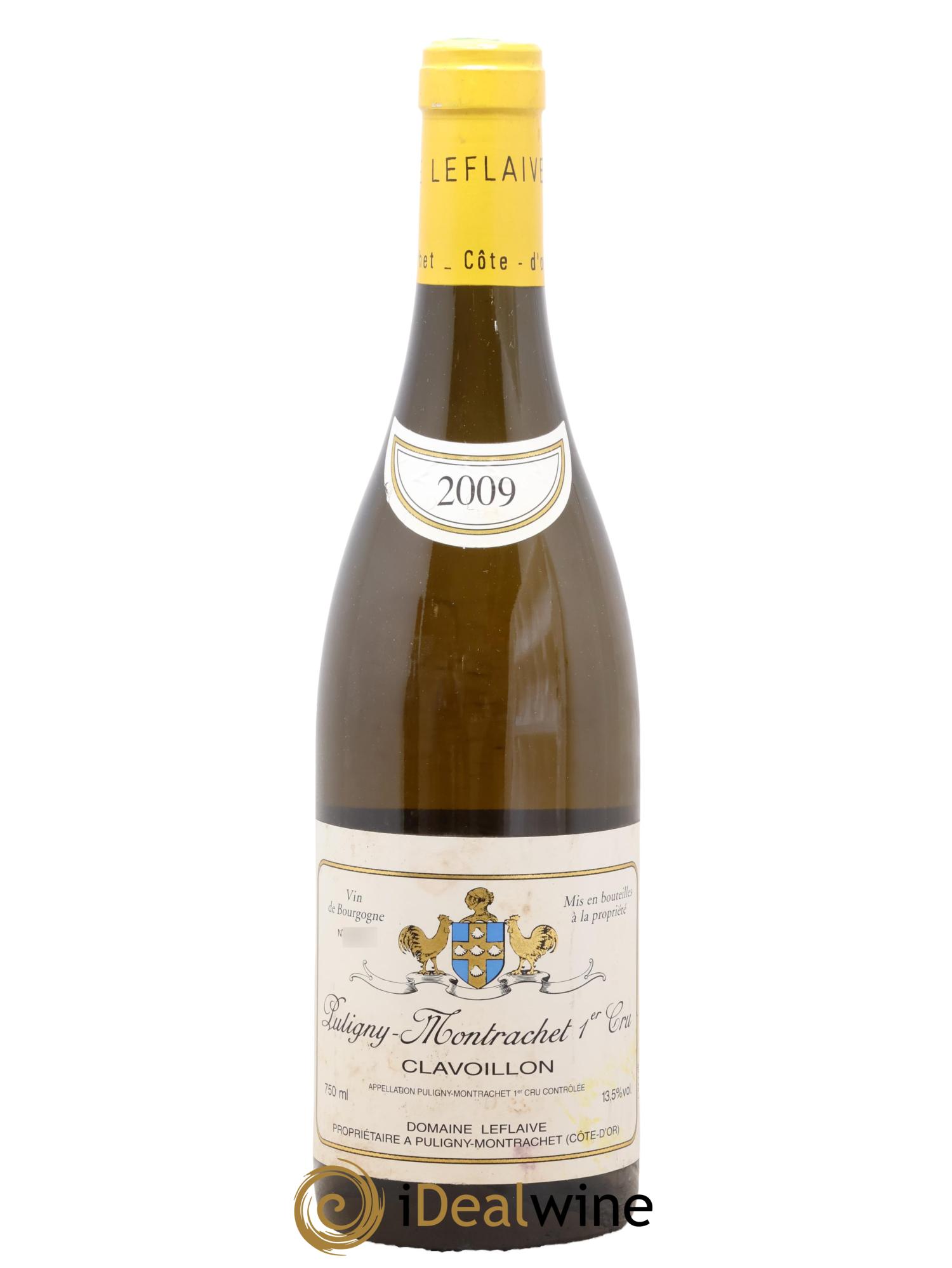 Puligny-Montrachet 1er Cru Clavoillon Leflaive (Domaine) 2009 - Lot of 1 bottle - 0