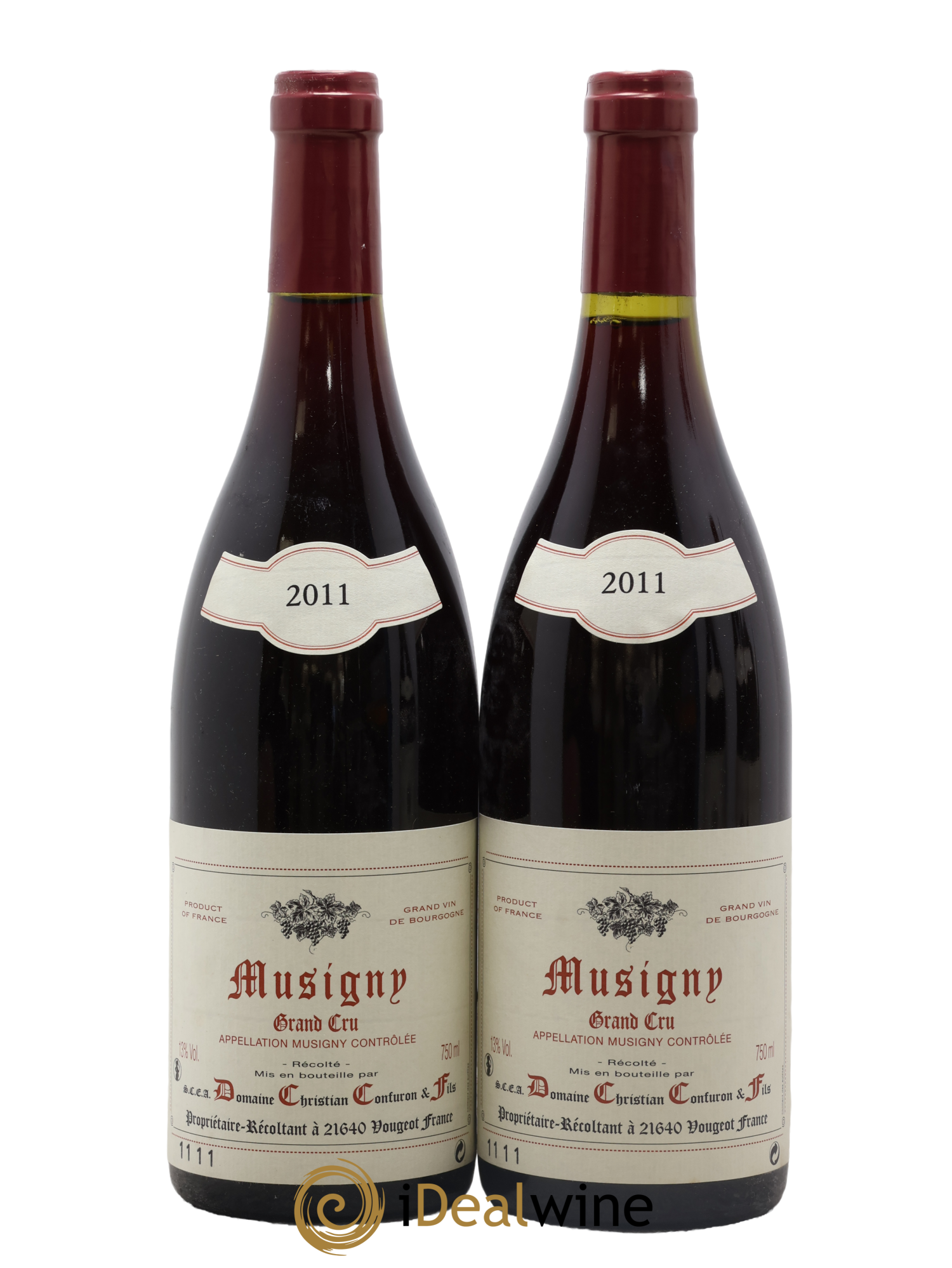 Musigny Grand Cru Christian Confuron 2011 - Posten von 2 Flaschen - 0