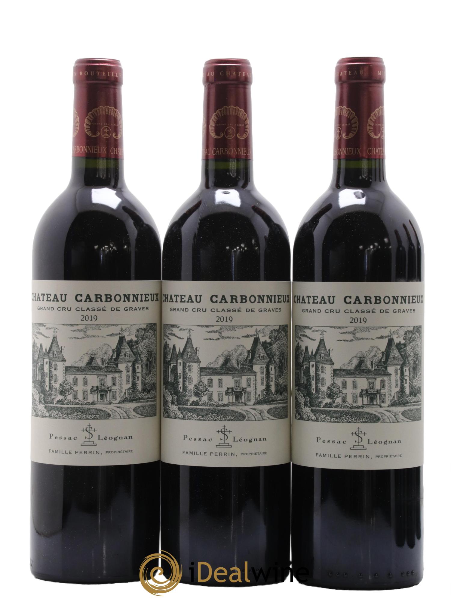 Château Carbonnieux Cru Classé de Graves 2019 - Lot de 6 bouteilles - 1
